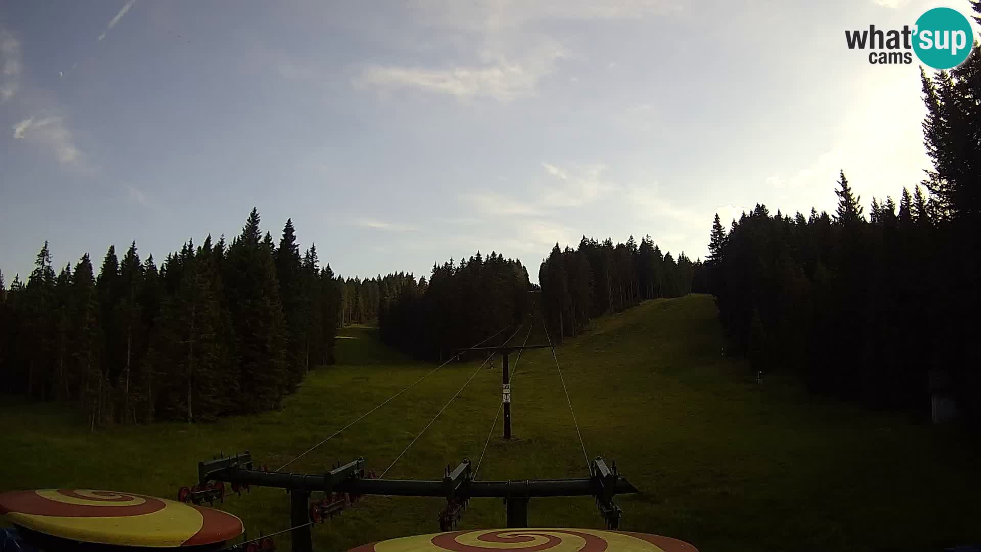 Comprensorio sciistico Rogla Webcam live Ostruščica piste 1 e 2