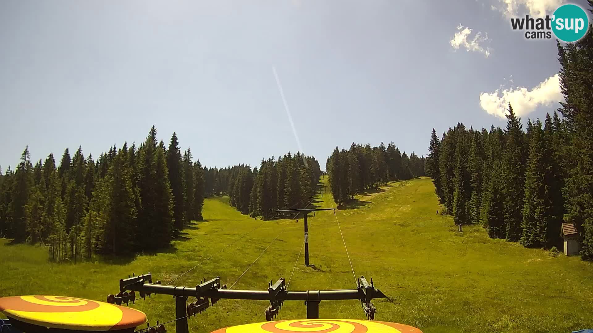 Skijalište Rogla web kamera Ostruščica proga 1 in 2