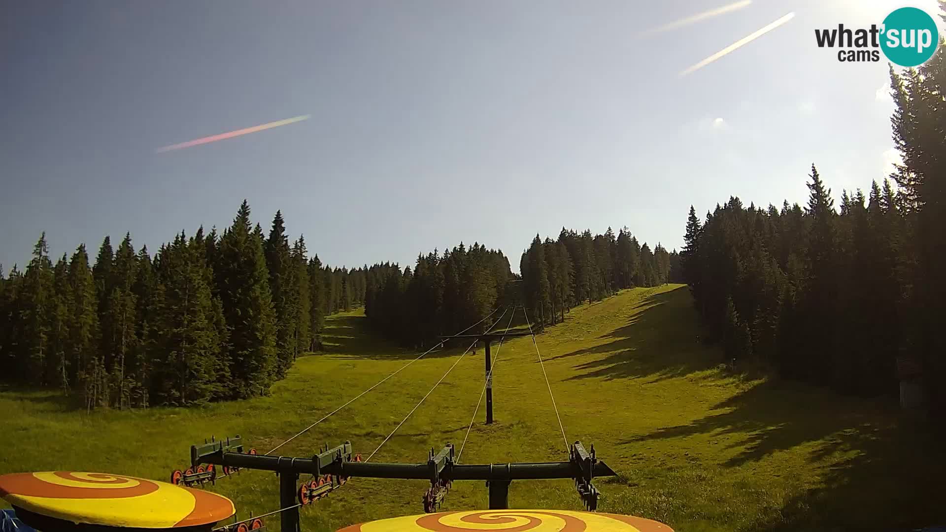Skijalište Rogla web kamera Ostruščica proga 1 in 2