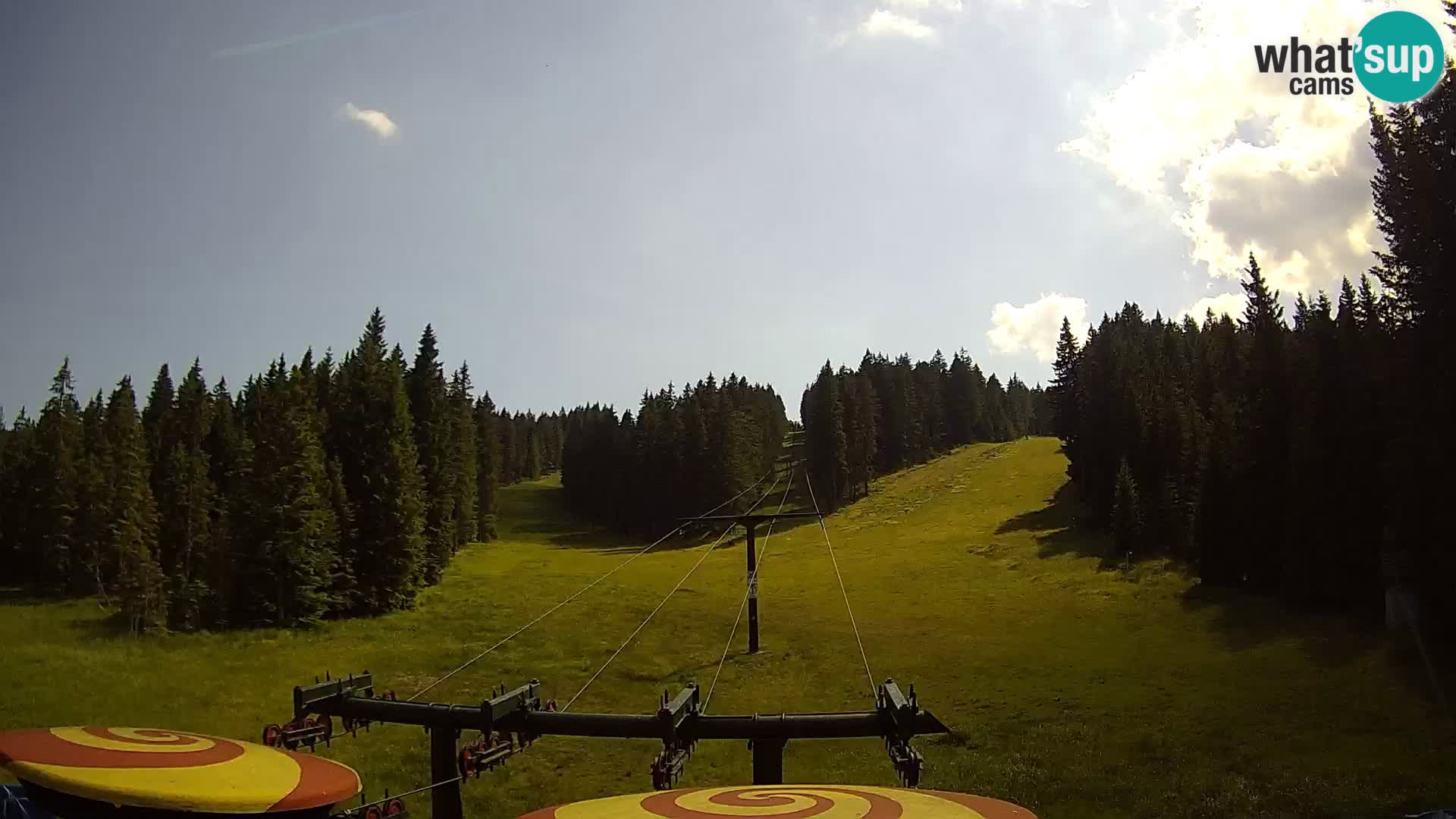 Skigebiet Rogla Webcam Ostruščica Piste 1 und 2