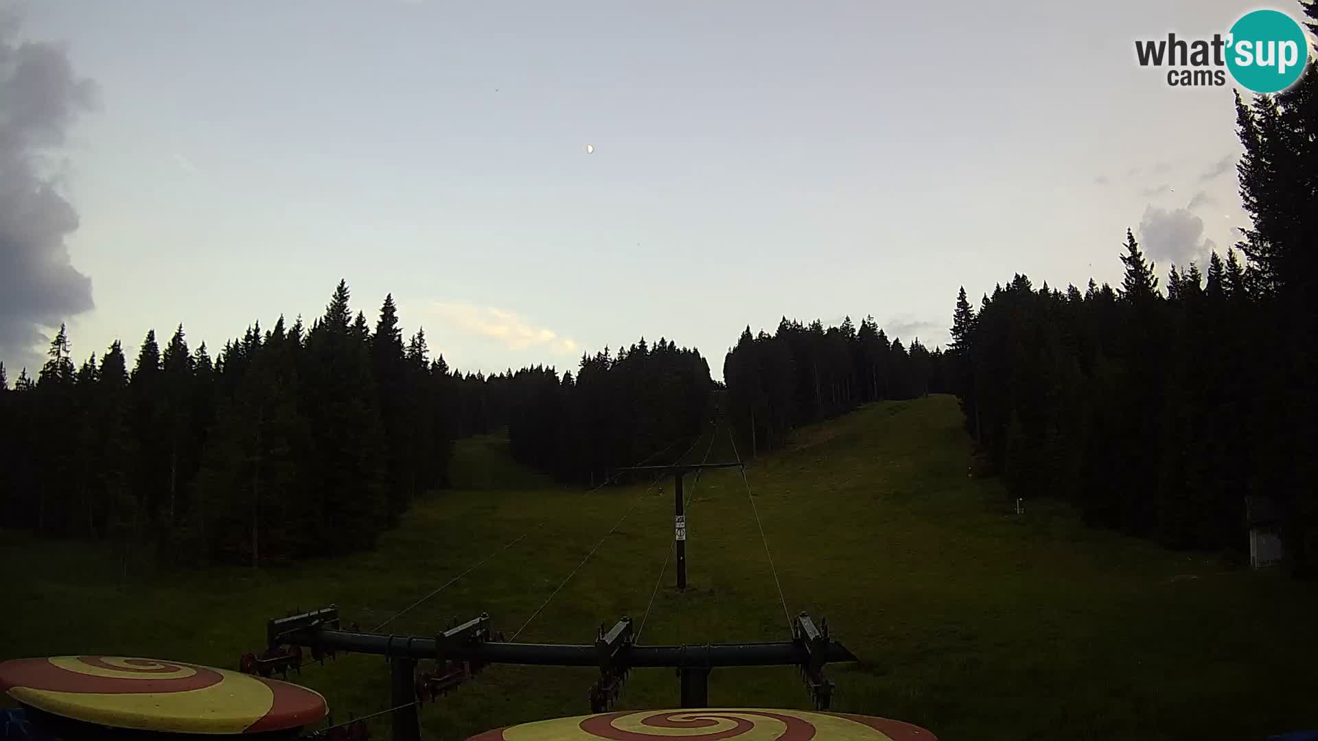 Skigebiet Rogla Webcam Ostruščica Piste 1 und 2