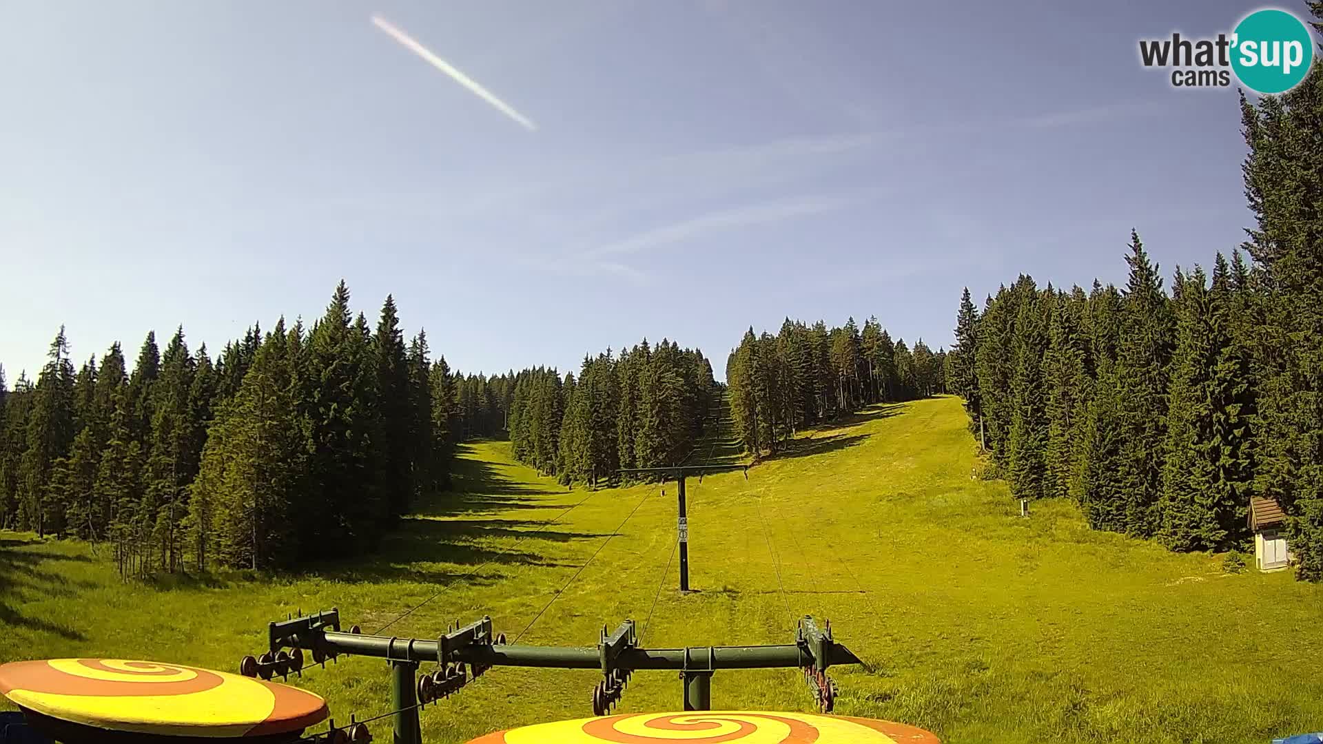 Smučišče Rogla Spletna kamera Ostruščica proga 1 in 2