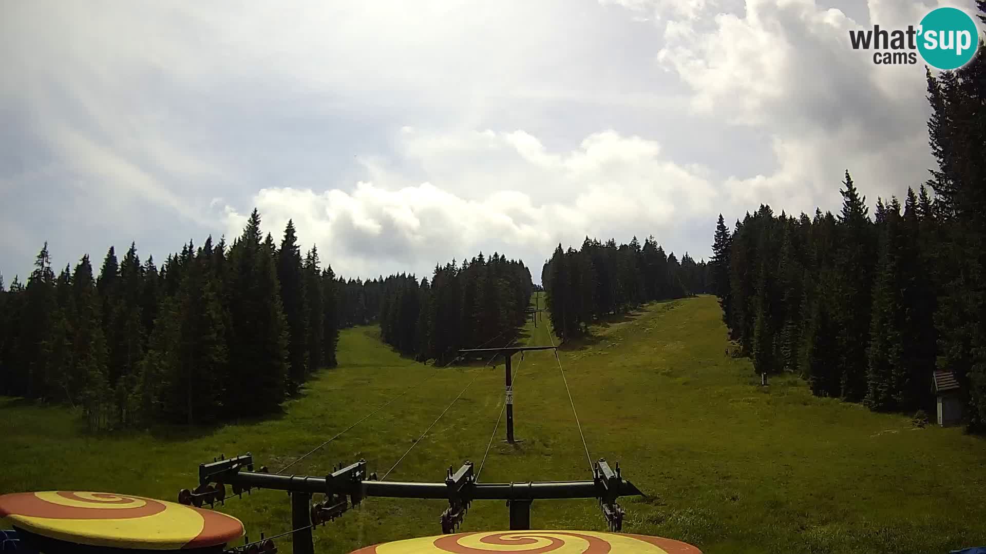 Skijalište Rogla web kamera Ostruščica proga 1 in 2