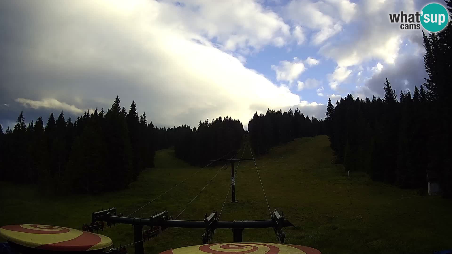 Skigebiet Rogla Webcam Ostruščica Piste 1 und 2