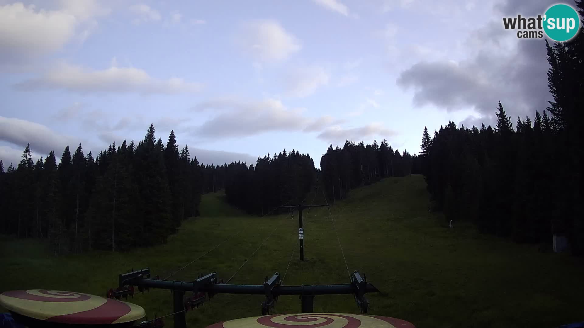 Comprensorio sciistico Rogla Webcam live Ostruščica piste 1 e 2