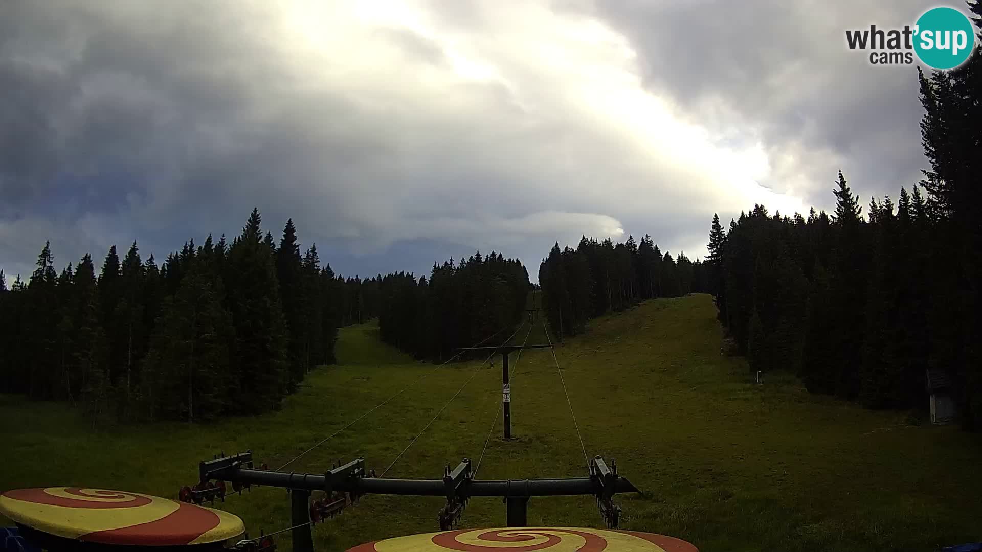 Skigebiet Rogla Webcam Ostruščica Piste 1 und 2