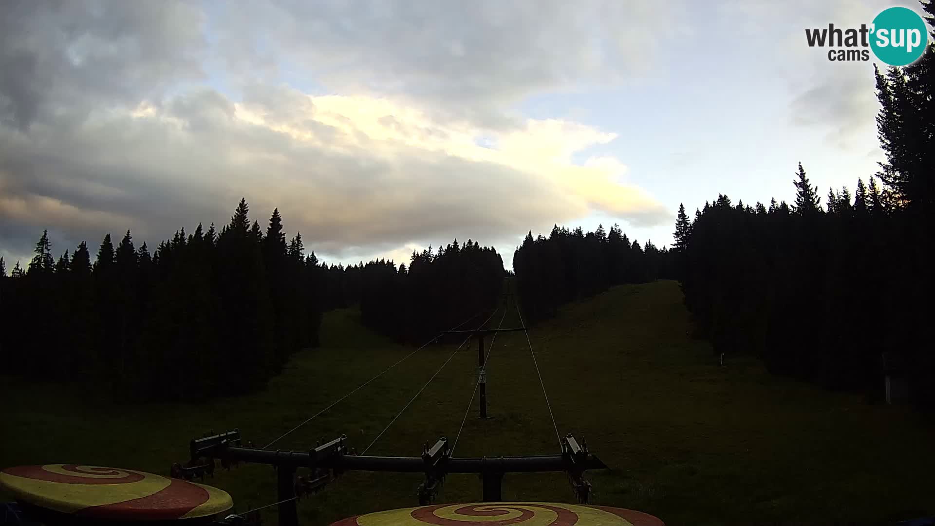 Skigebiet Rogla Webcam Ostruščica Piste 1 und 2