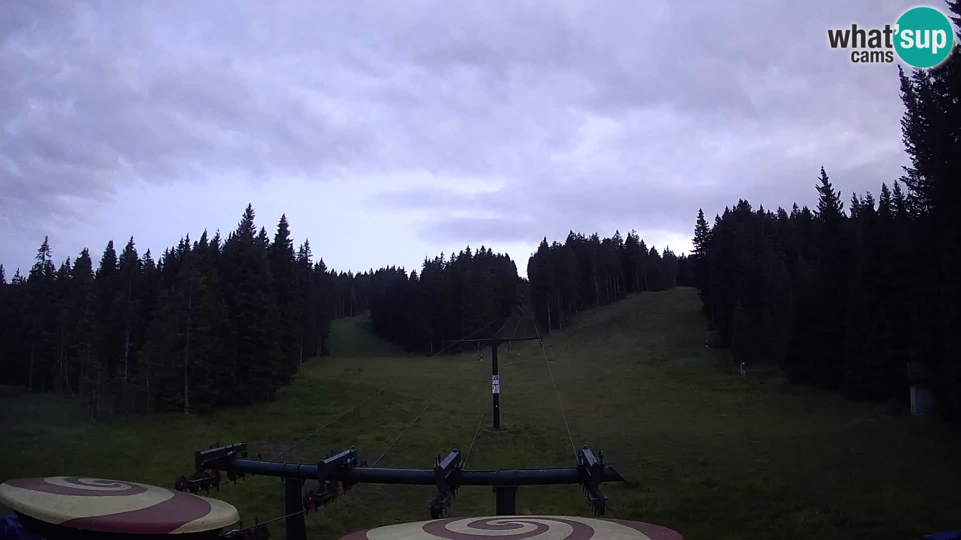 Skigebiet Rogla Webcam Ostruščica Piste 1 und 2