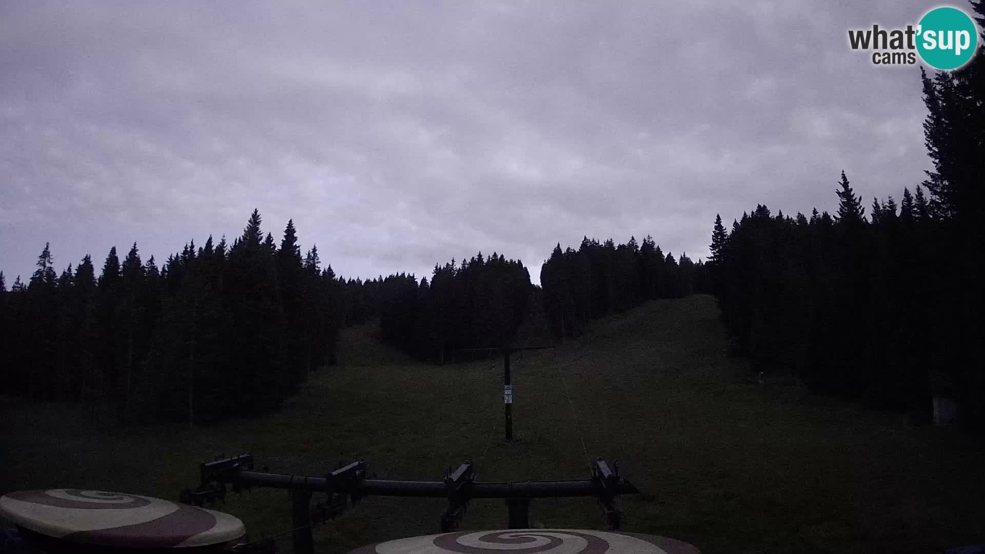 Smučišče Rogla Spletna kamera Ostruščica proga 1 in 2