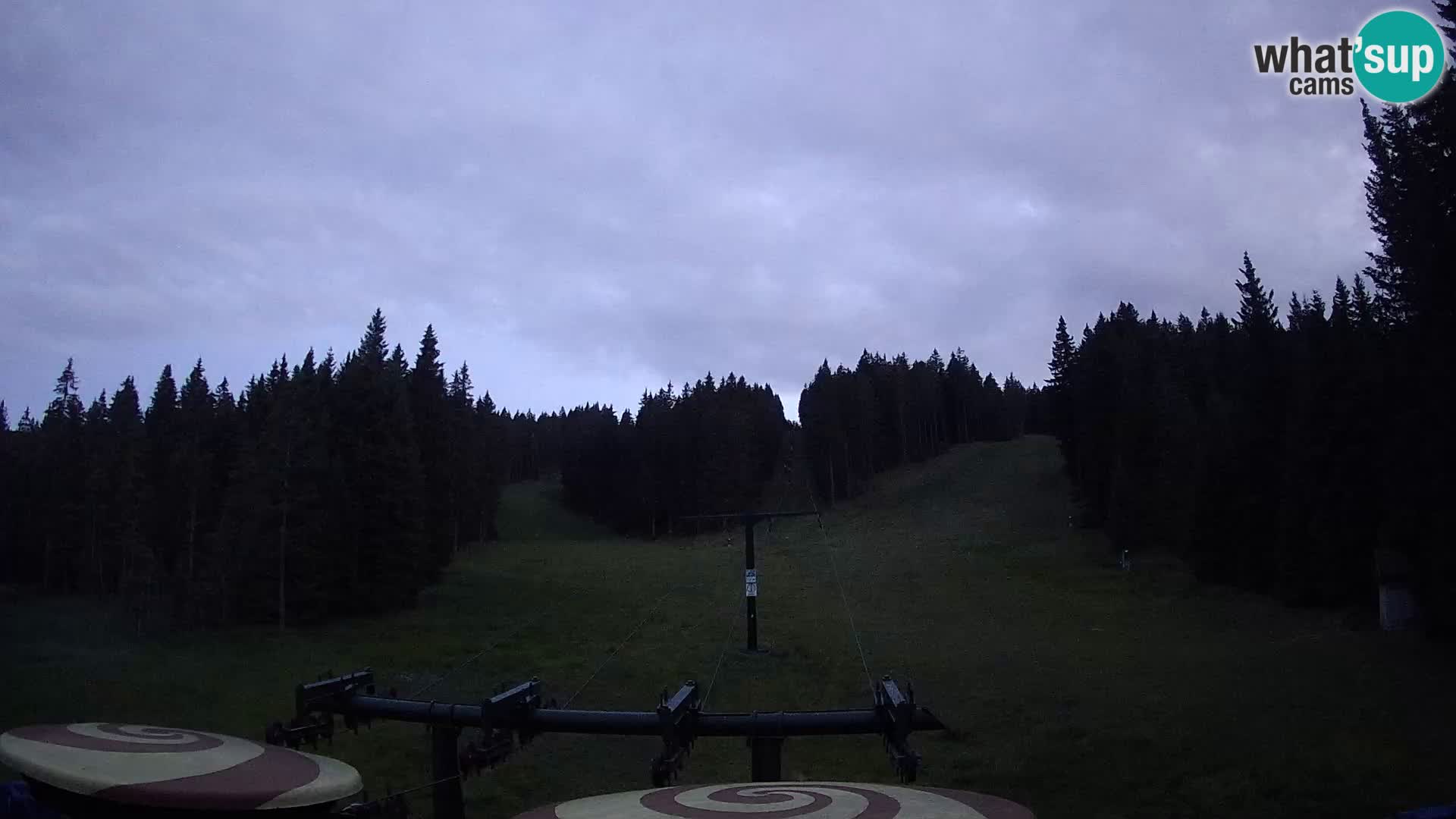 Comprensorio sciistico Rogla Webcam live Ostruščica piste 1 e 2