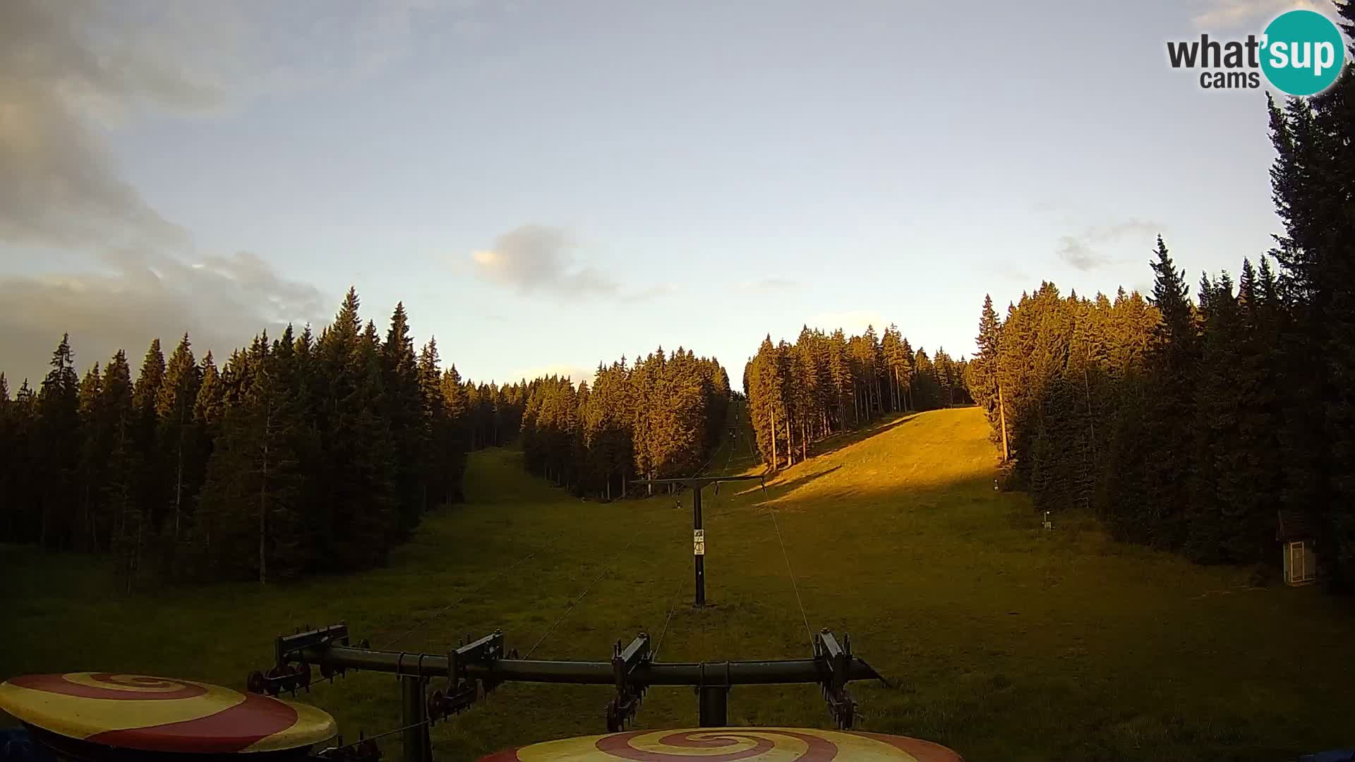 Comprensorio sciistico Rogla Webcam live Ostruščica piste 1 e 2