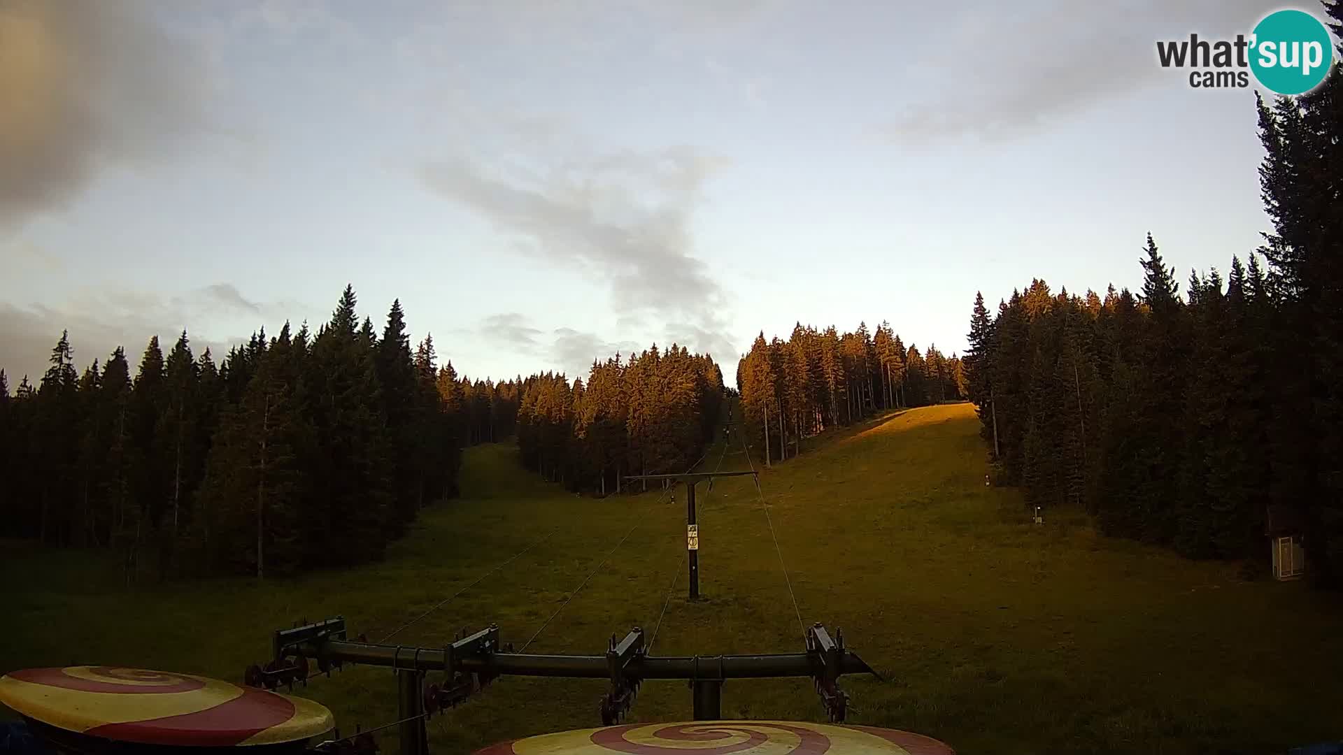 Skigebiet Rogla Webcam Ostruščica Piste 1 und 2
