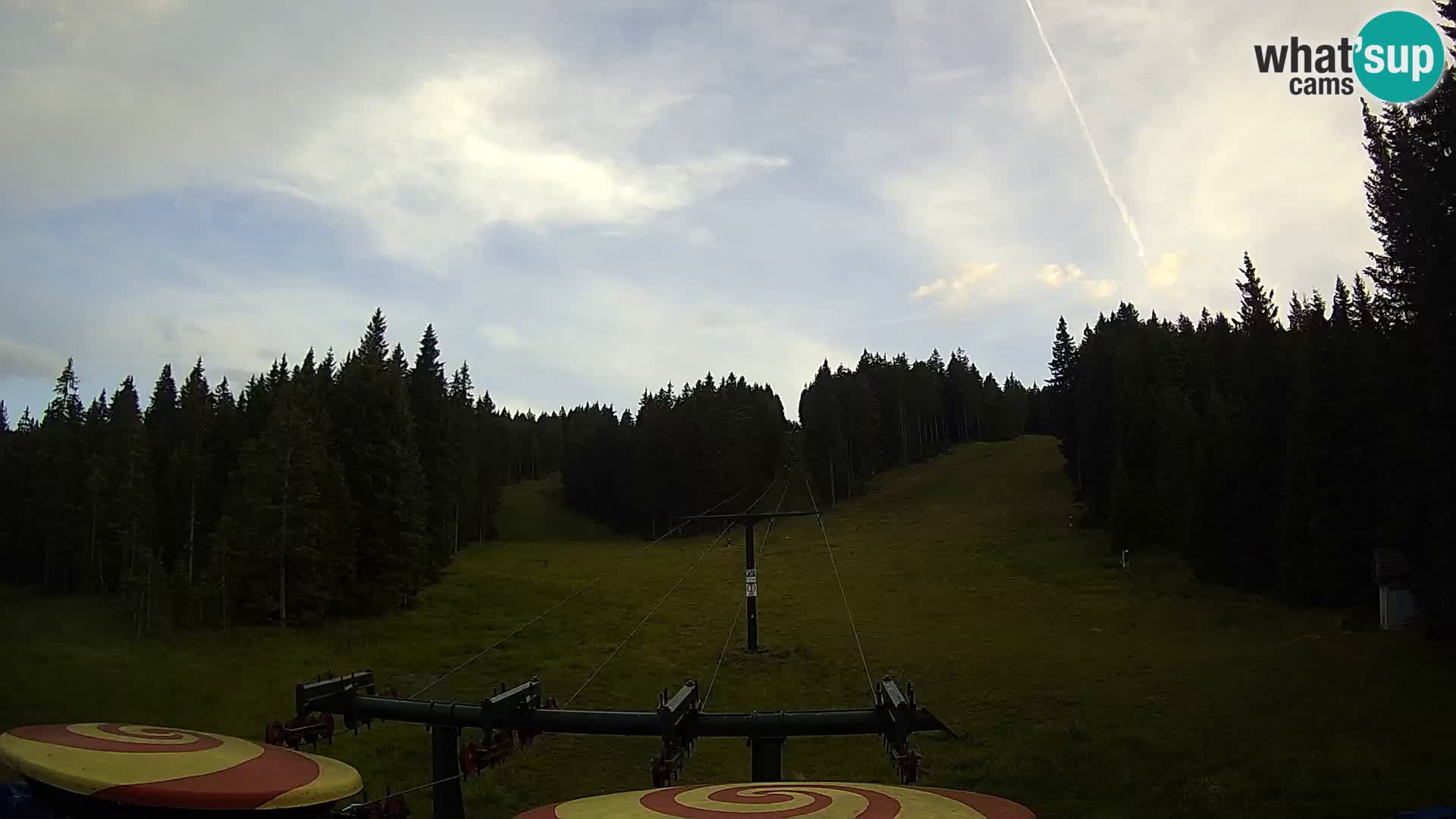 Smučišče Rogla Spletna kamera Ostruščica proga 1 in 2