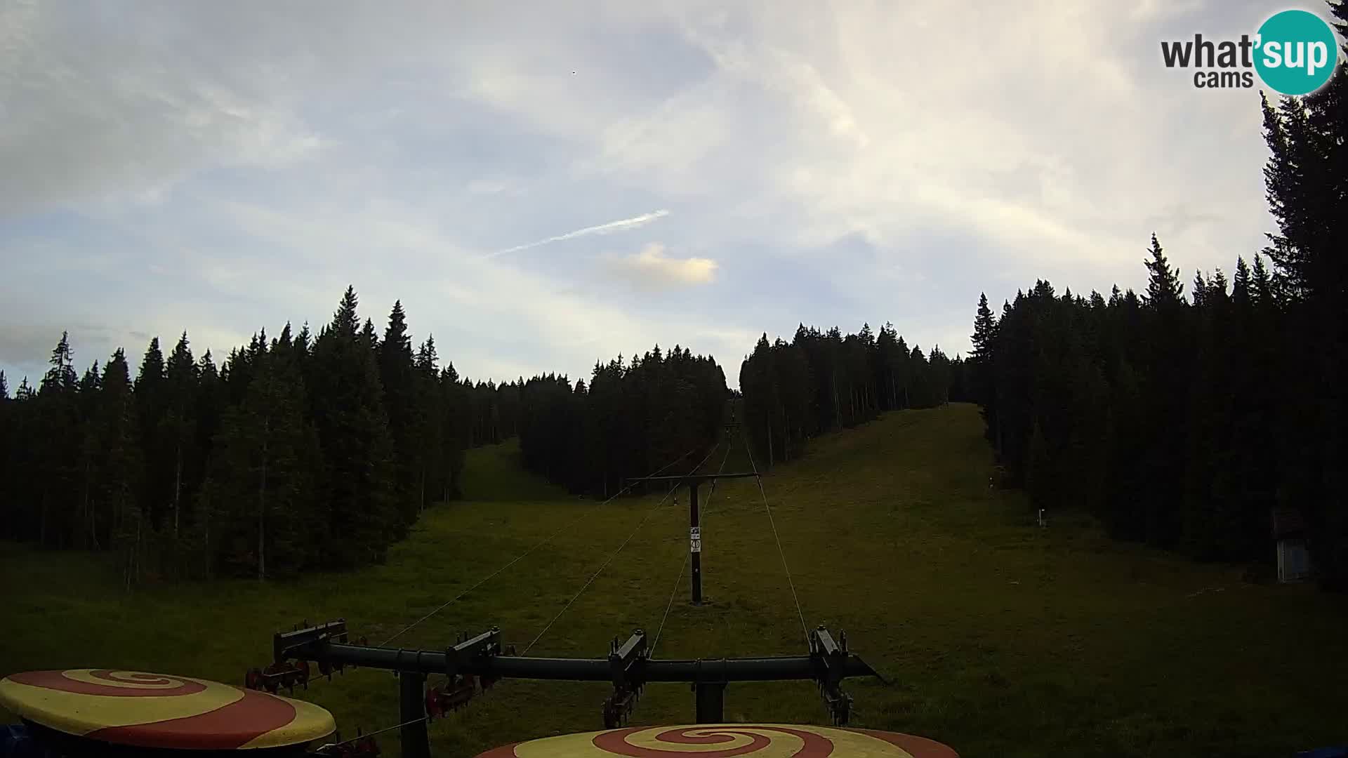 Skigebiet Rogla Webcam Ostruščica Piste 1 und 2