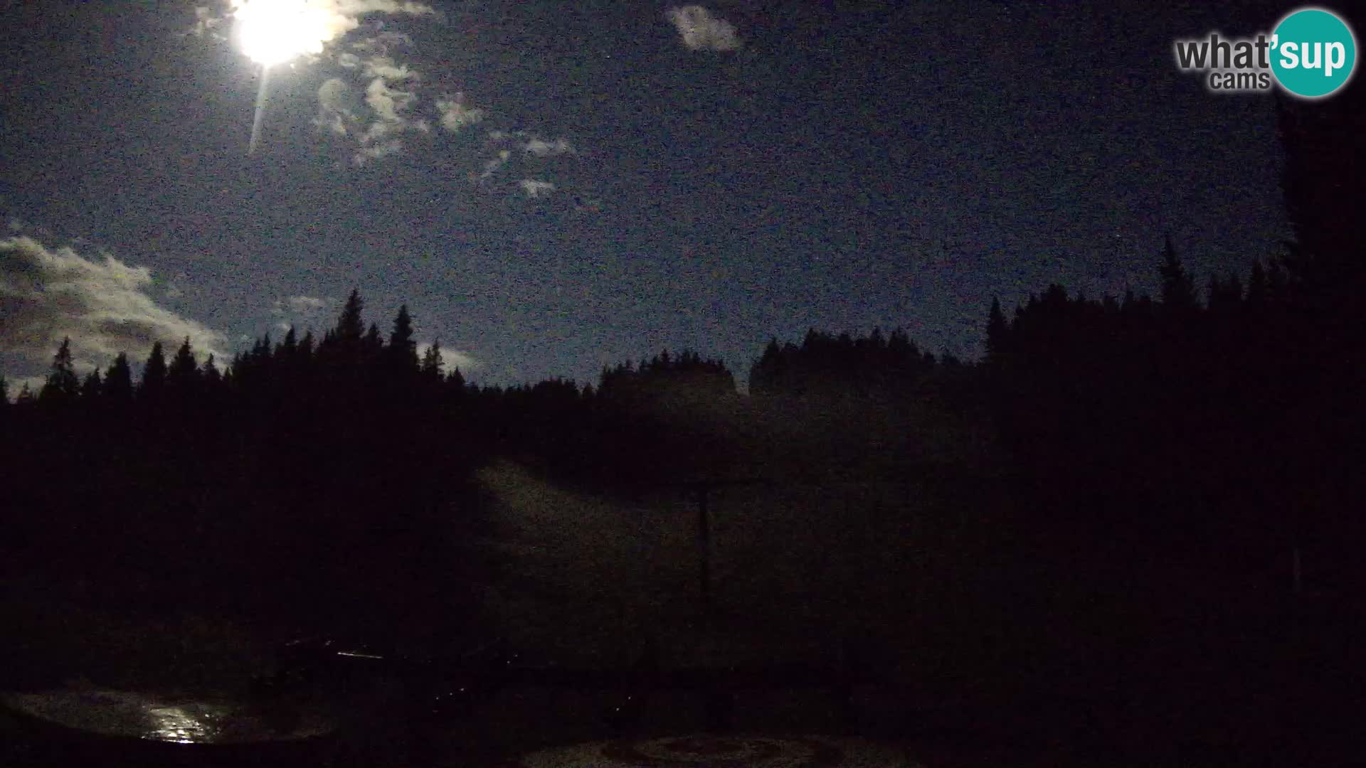 Smučišče Rogla Spletna kamera Ostruščica proga 1 in 2