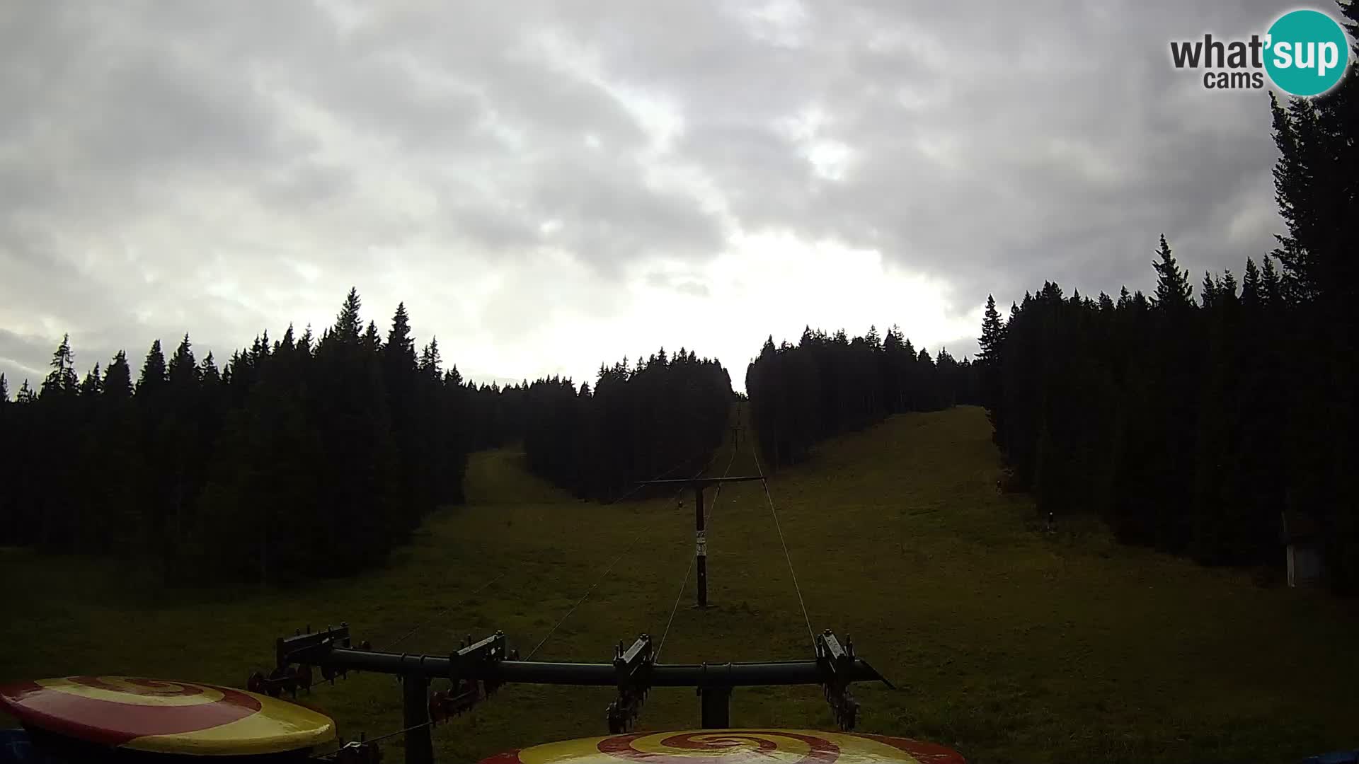 Comprensorio sciistico Rogla Webcam live Ostruščica piste 1 e 2