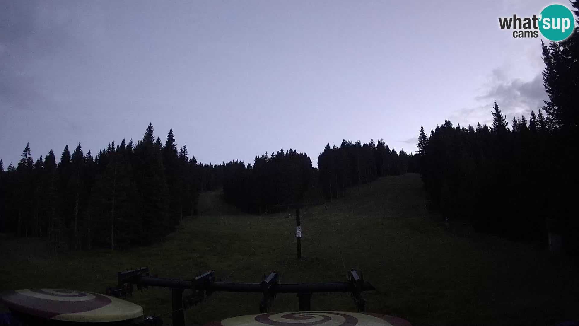 Skijalište Rogla web kamera Ostruščica proga 1 in 2