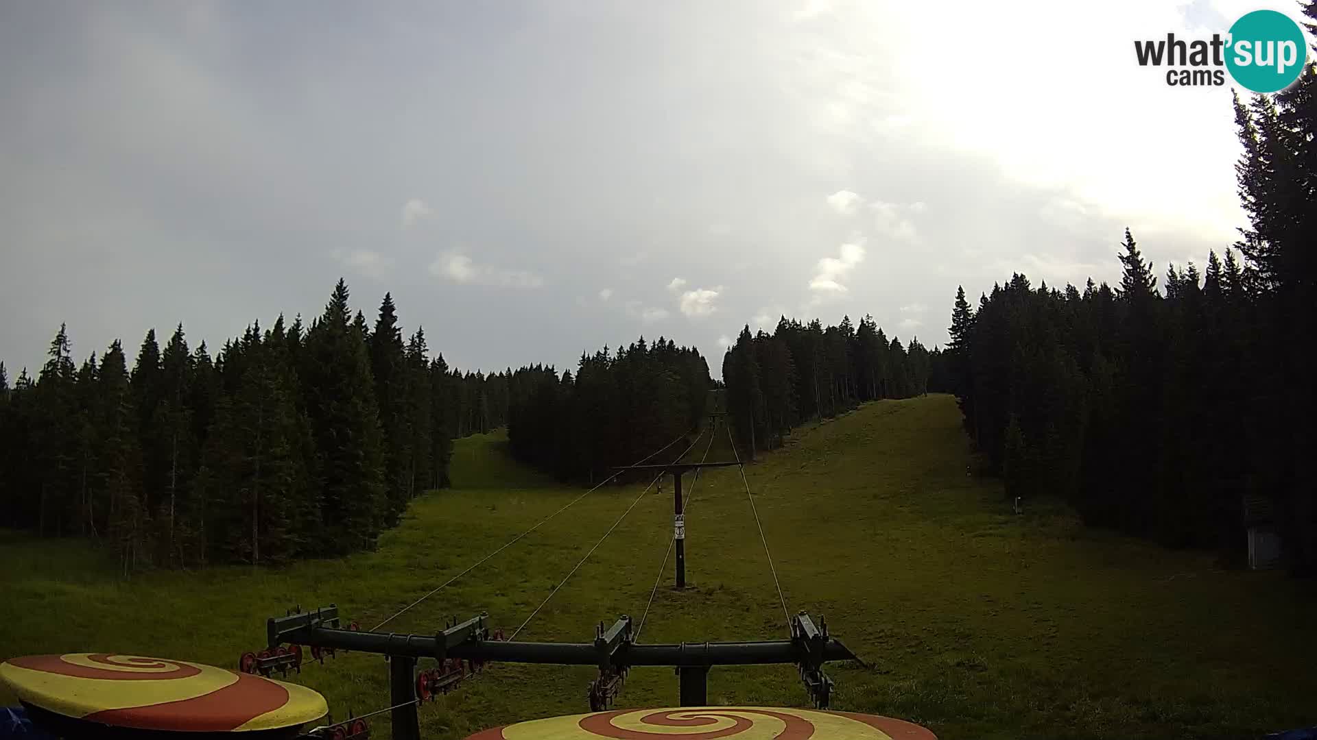Comprensorio sciistico Rogla Webcam live Ostruščica piste 1 e 2