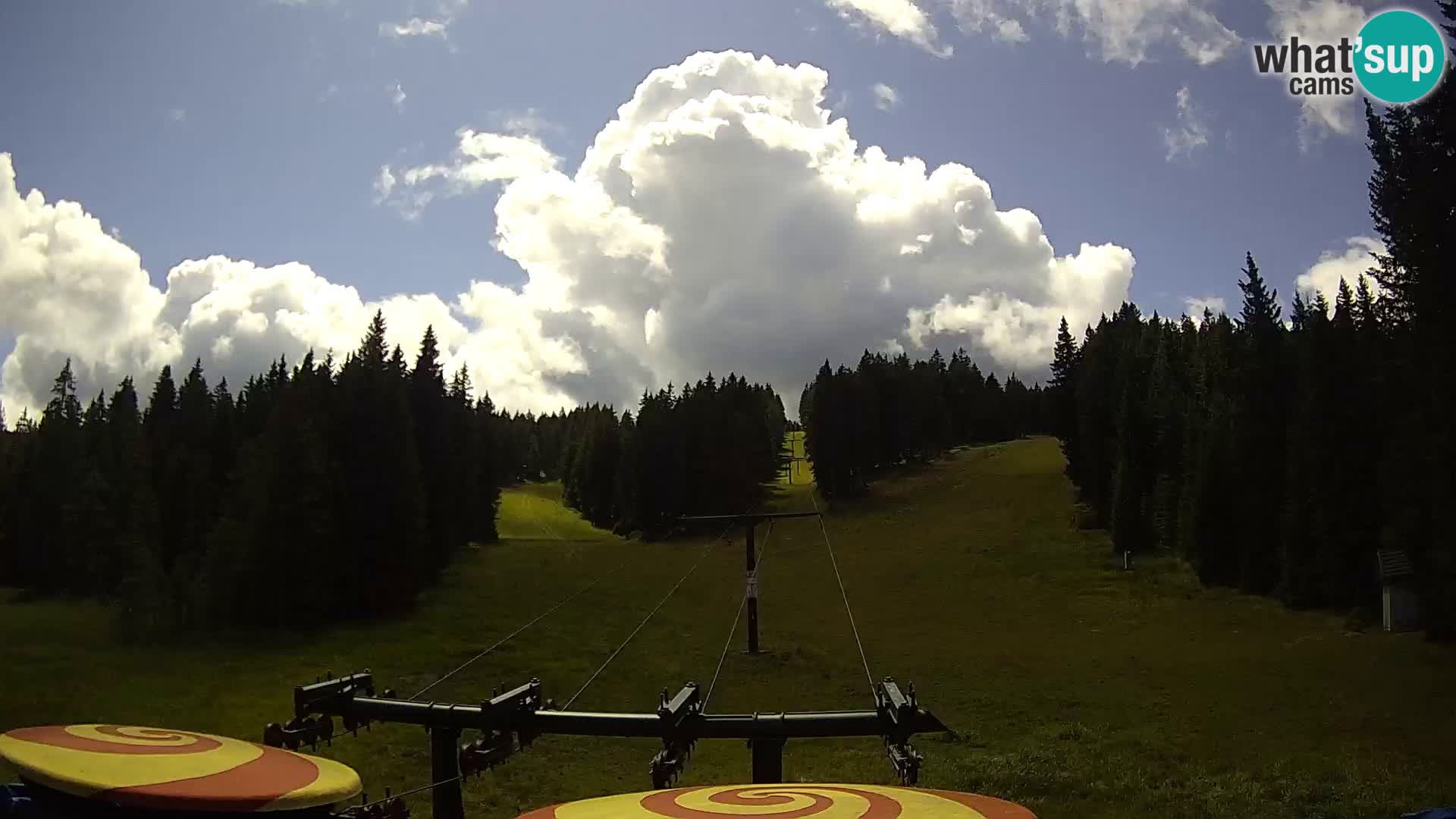 Comprensorio sciistico Rogla Webcam live Ostruščica piste 1 e 2