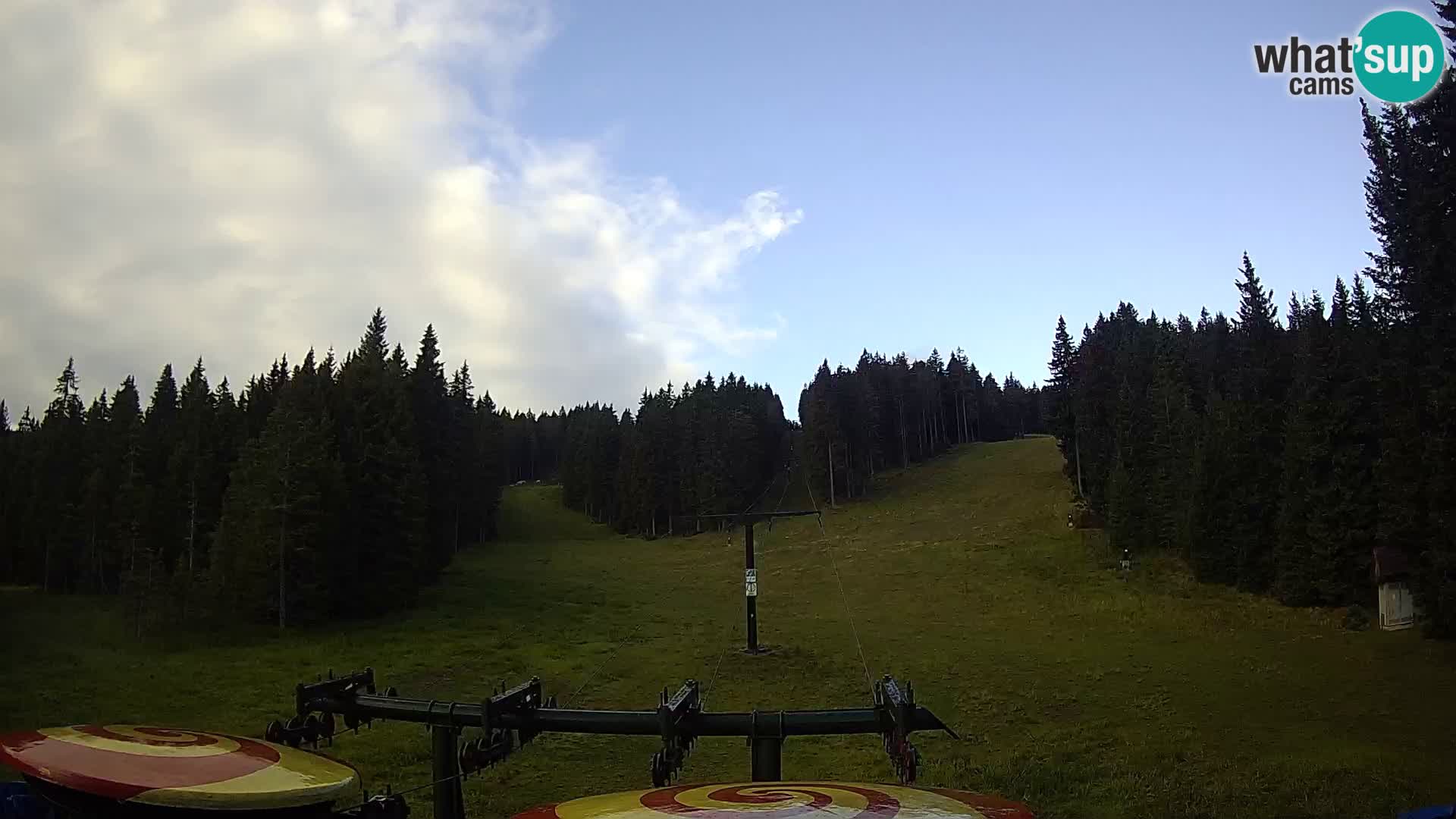 Skigebiet Rogla Webcam Ostruščica Piste 1 und 2