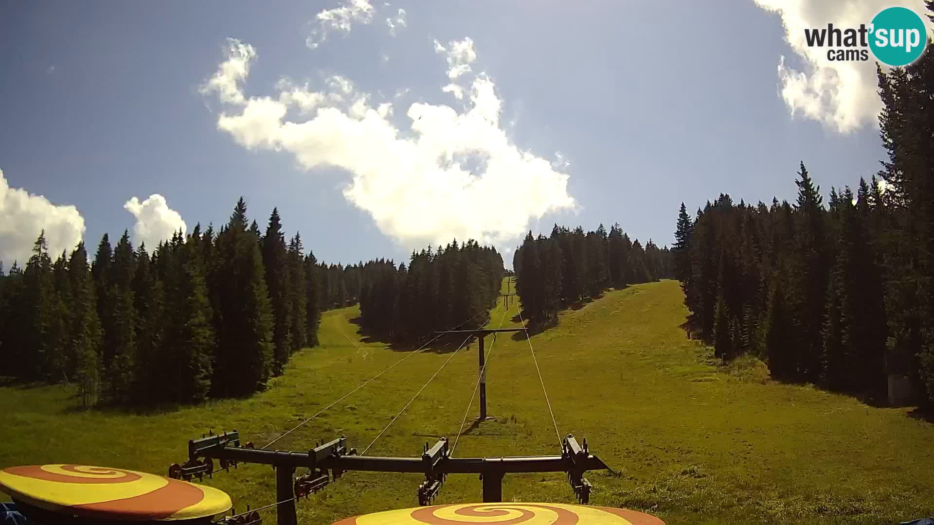 Comprensorio sciistico Rogla Webcam live Ostruščica piste 1 e 2