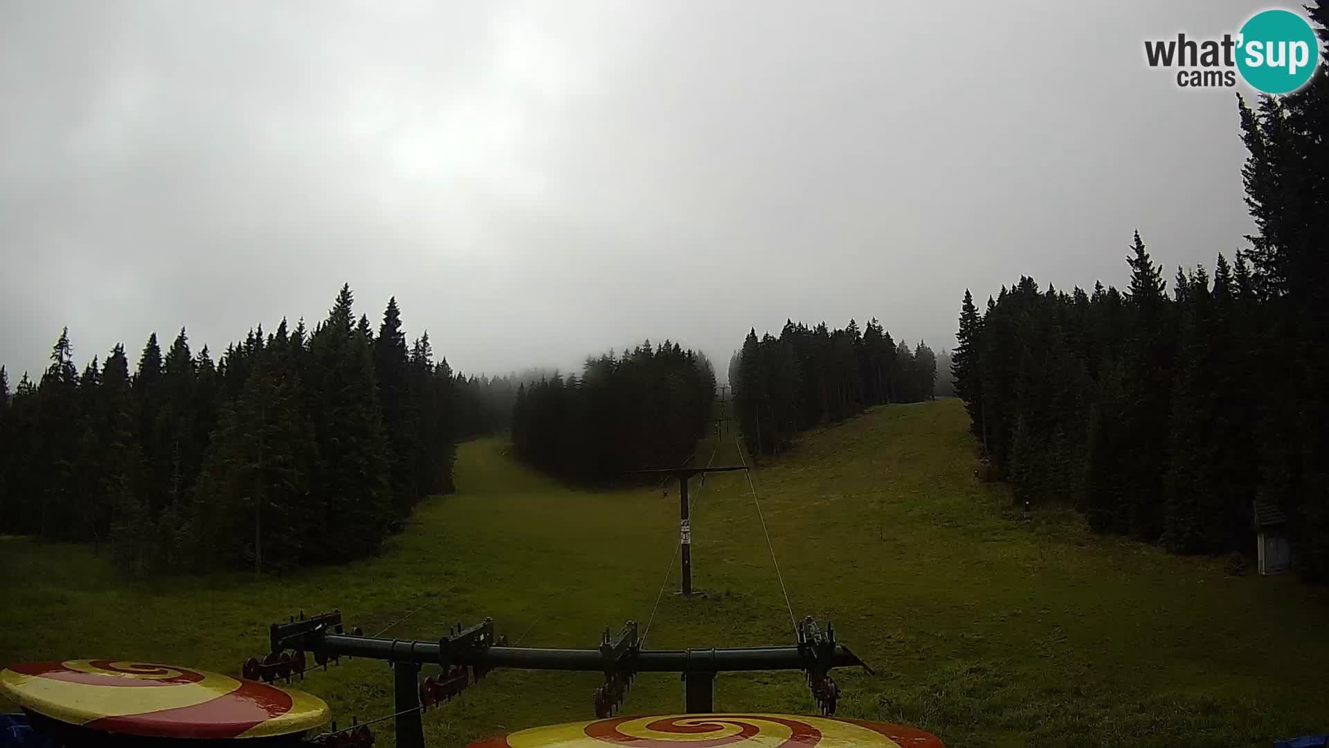 Smučišče Rogla Spletna kamera Ostruščica proga 1 in 2