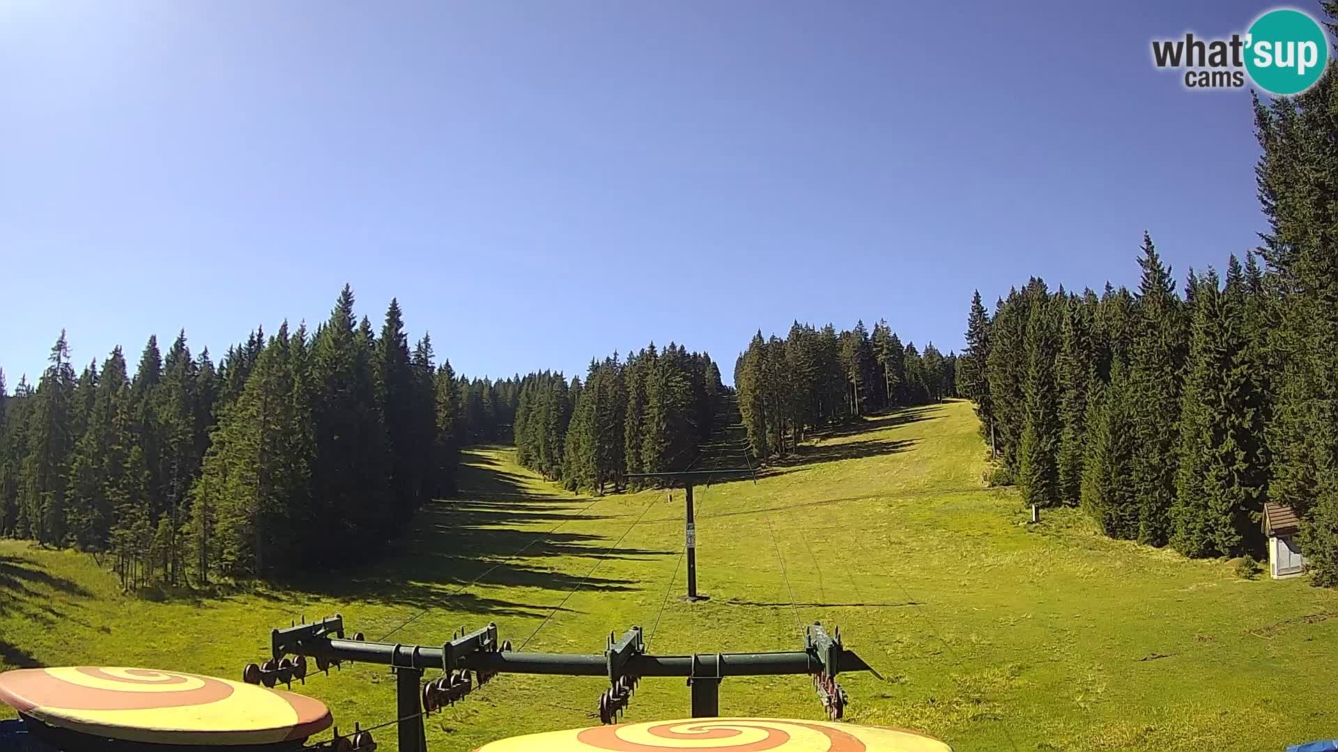 Smučišče Rogla Spletna kamera Ostruščica proga 1 in 2