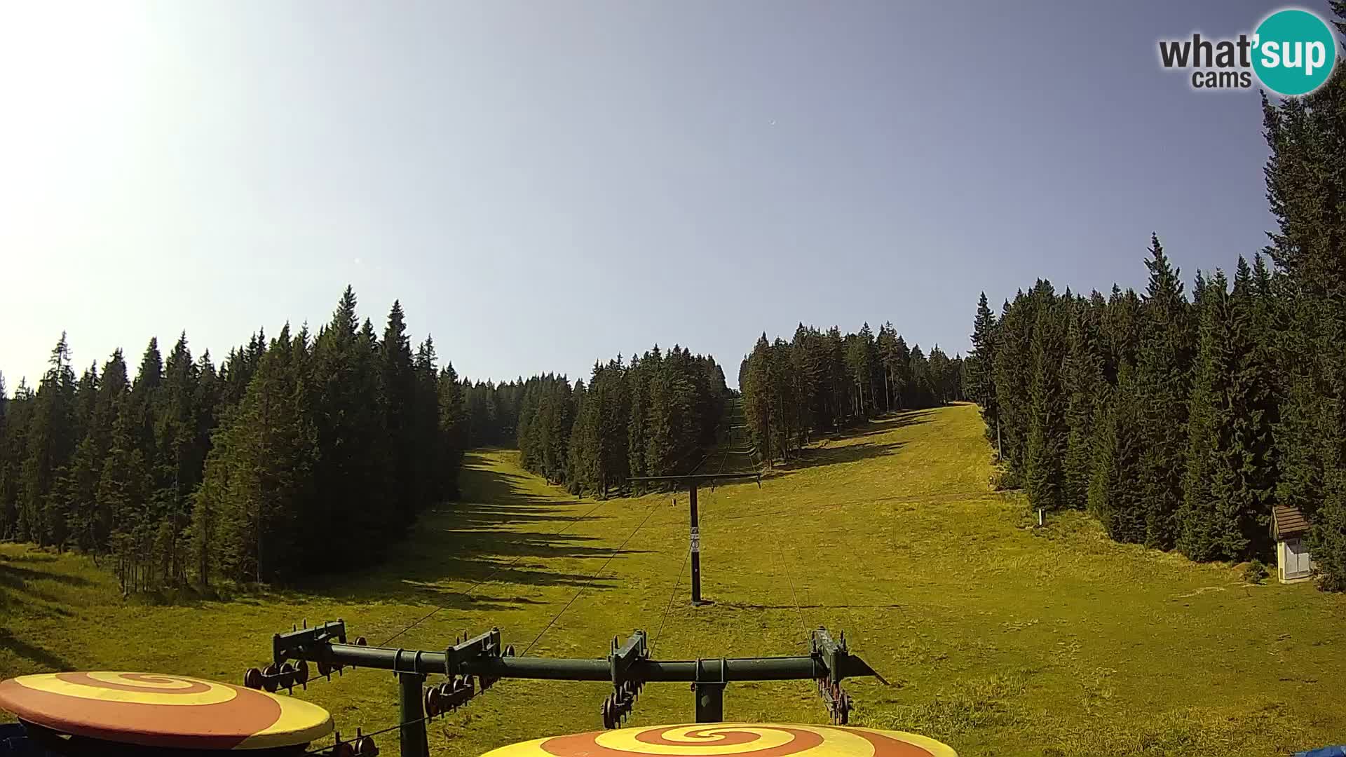 Smučišče Rogla Spletna kamera Ostruščica proga 1 in 2