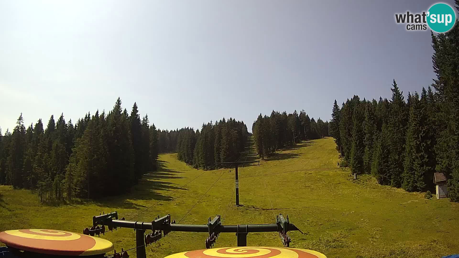 Smučišče Rogla Spletna kamera Ostruščica proga 1 in 2