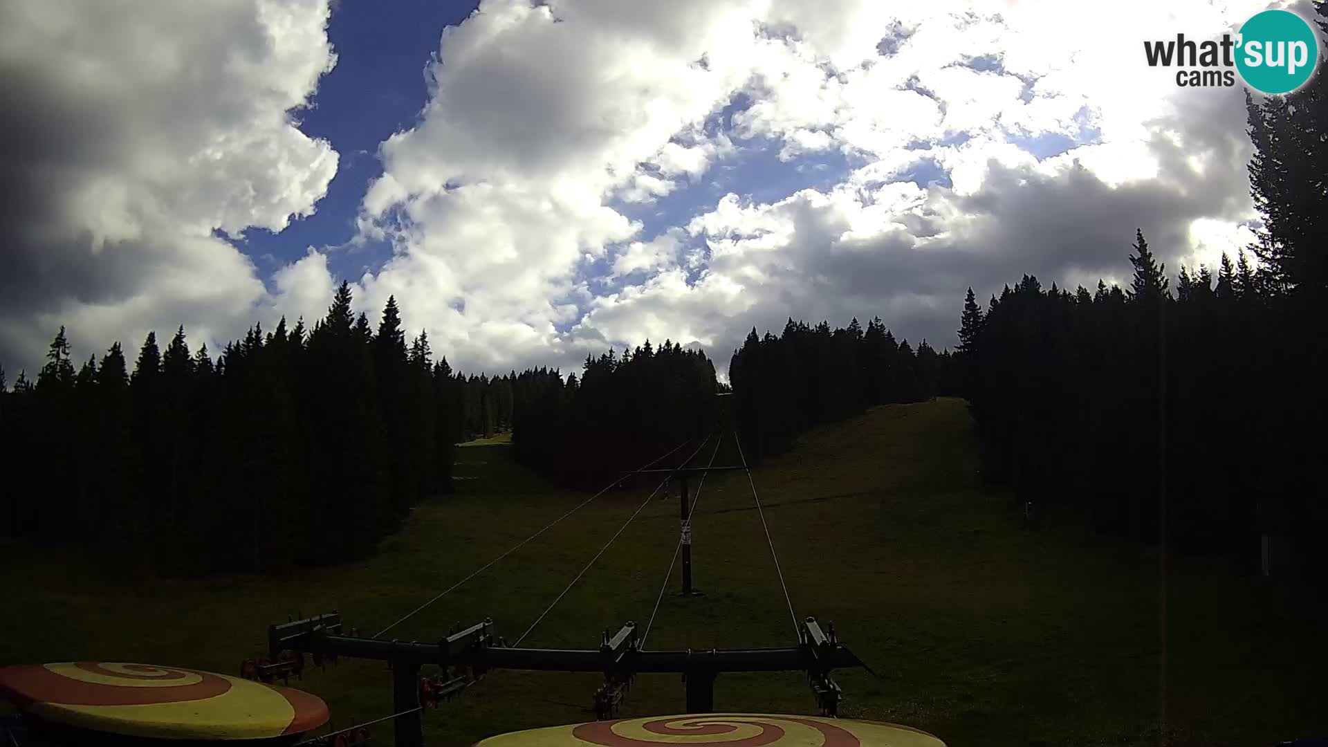 Skigebiet Rogla Webcam Ostruščica Piste 1 und 2