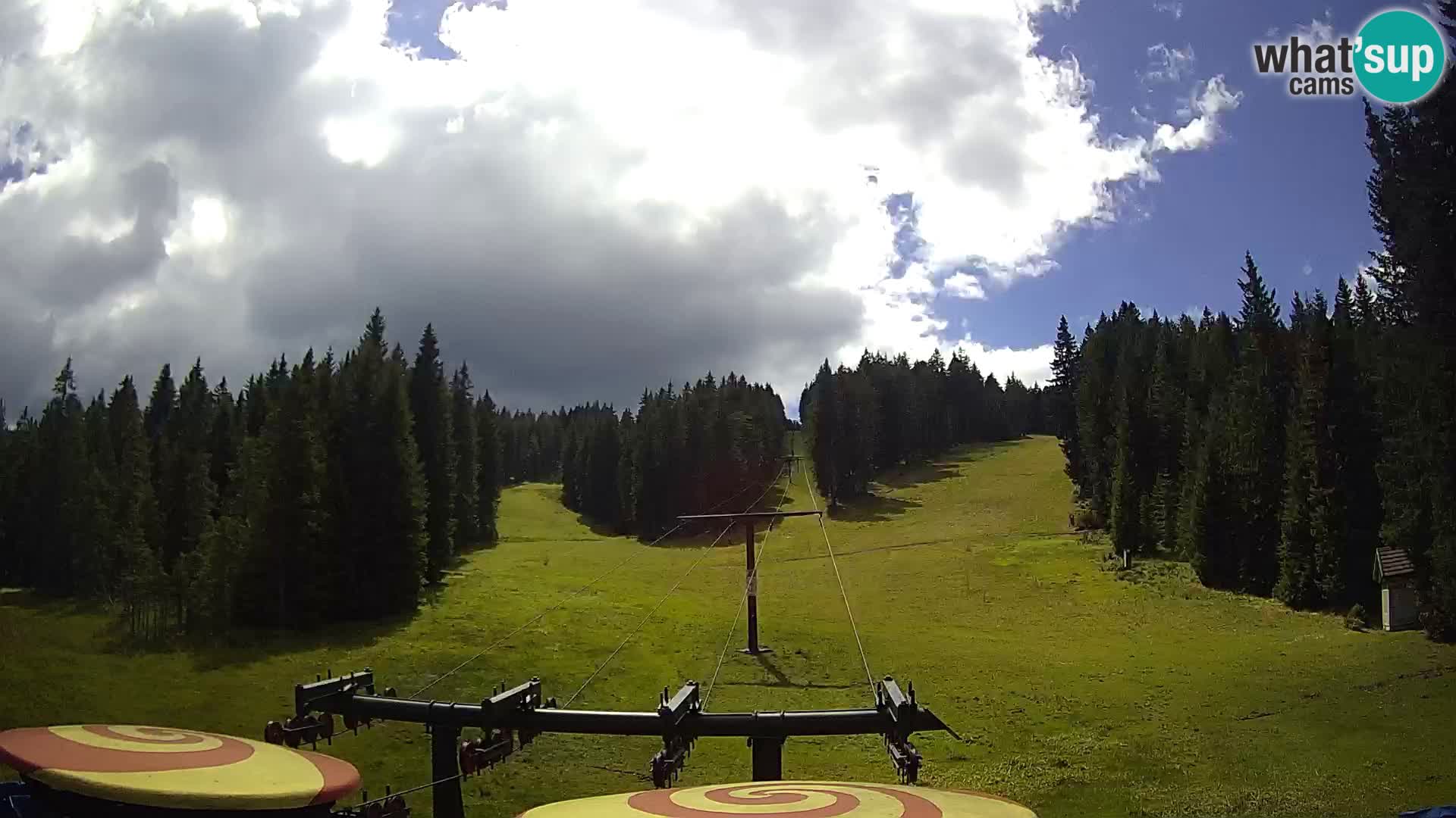 Comprensorio sciistico Rogla Webcam live Ostruščica piste 1 e 2