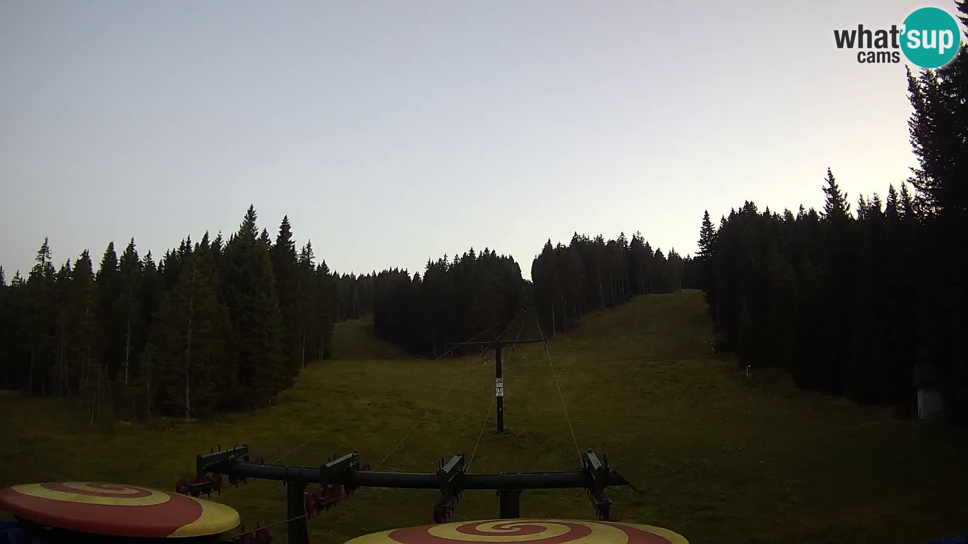 Skigebiet Rogla Webcam Ostruščica Piste 1 und 2