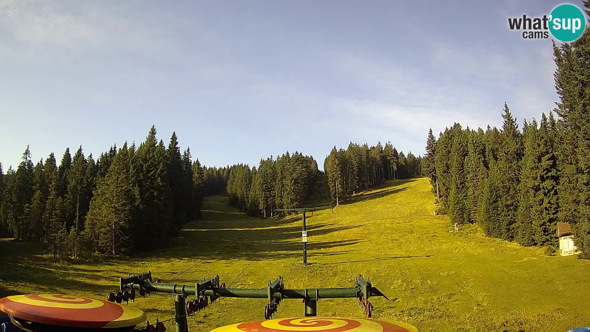 Skigebiet Rogla Webcam Ostruščica Piste 1 und 2