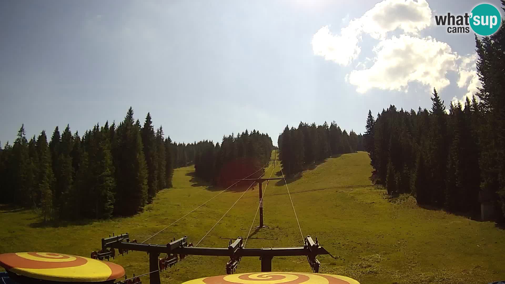 Smučišče Rogla Spletna kamera Ostruščica proga 1 in 2