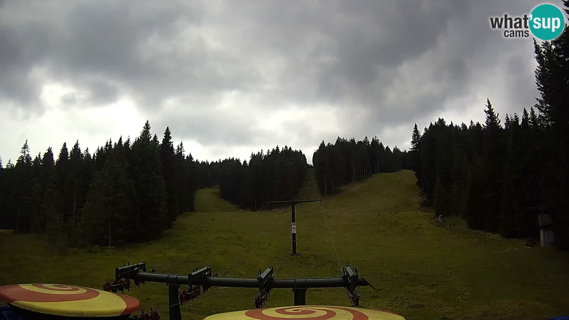 Skigebiet Rogla Webcam Ostruščica Piste 1 und 2