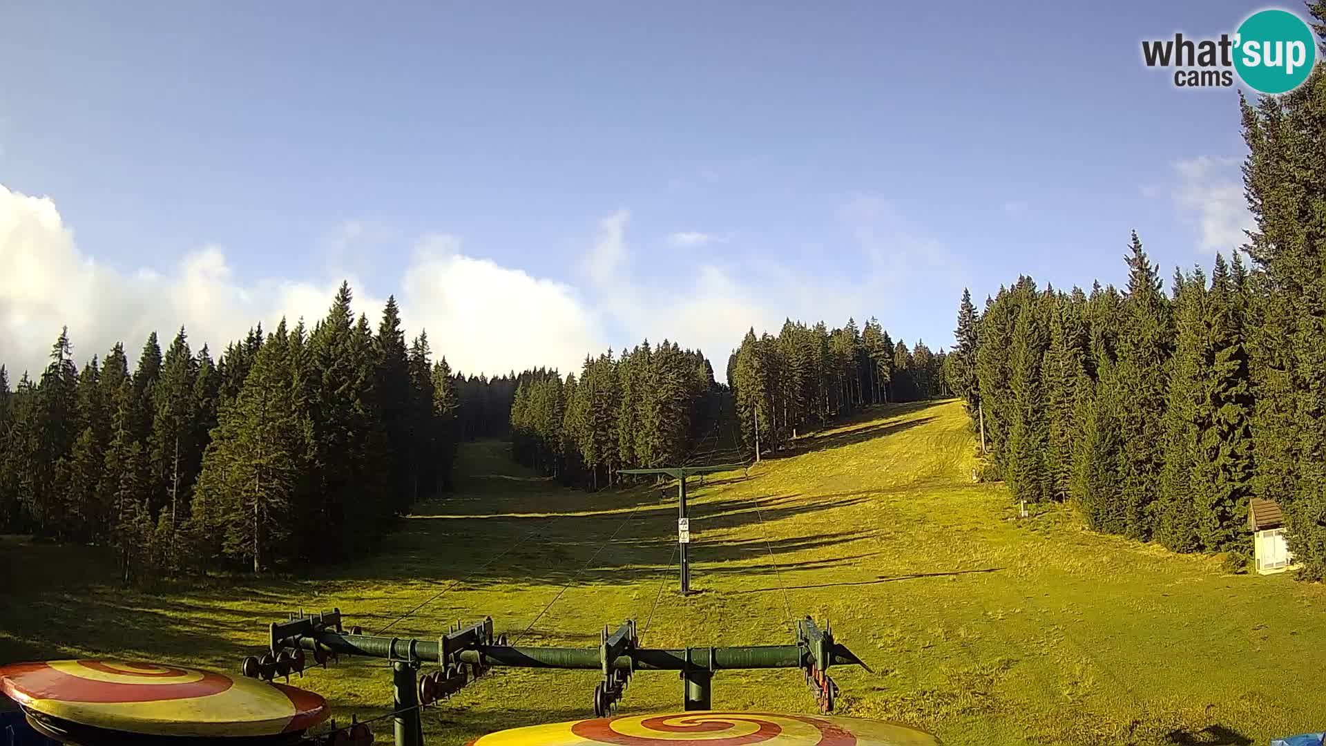 Comprensorio sciistico Rogla Webcam live Ostruščica piste 1 e 2
