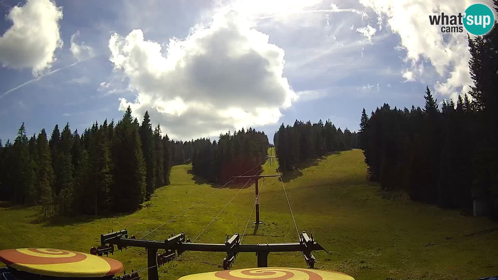 Skigebiet Rogla Webcam Ostruščica Piste 1 und 2