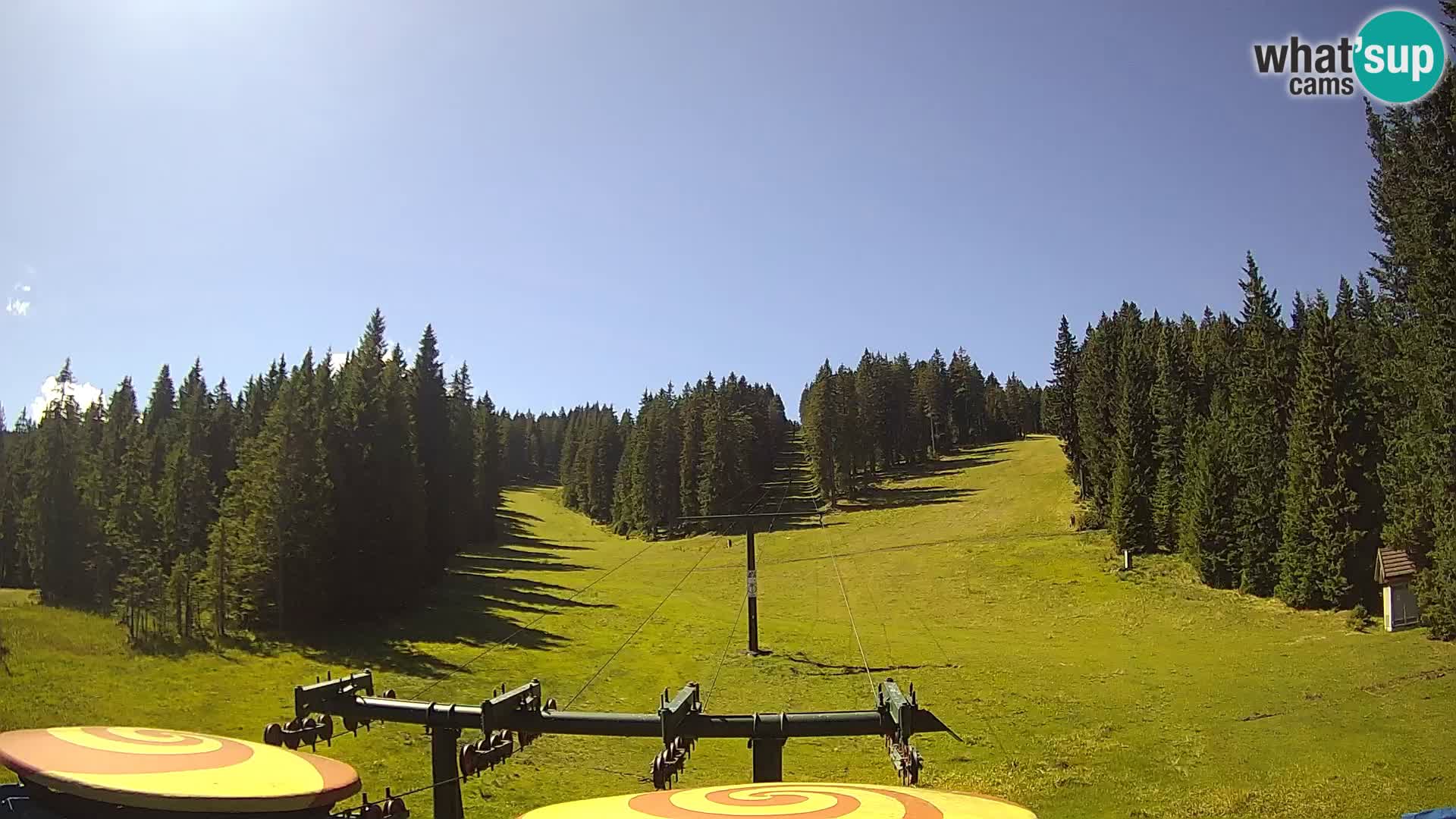 Smučišče Rogla Spletna kamera Ostruščica proga 1 in 2