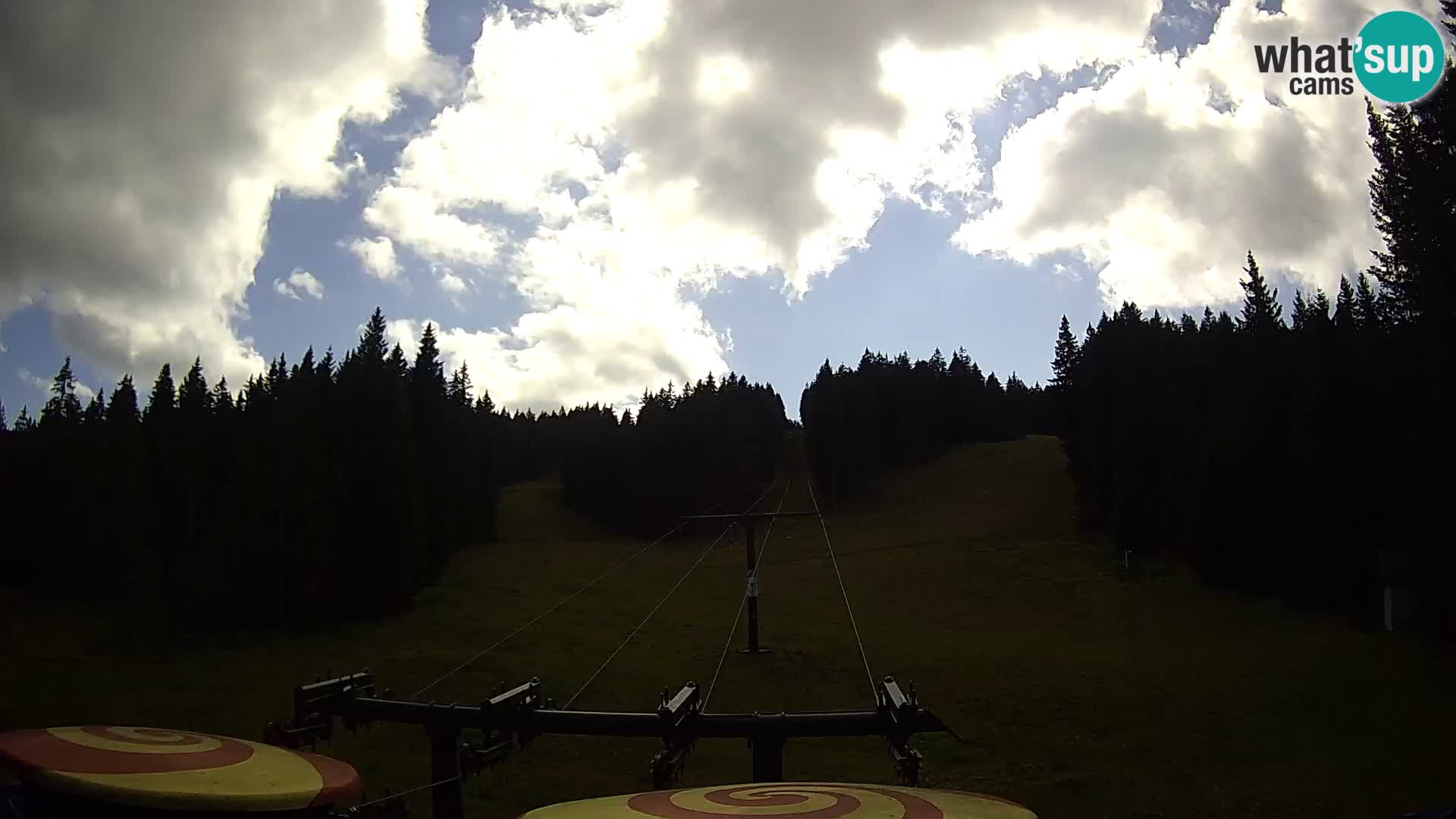 Comprensorio sciistico Rogla Webcam live Ostruščica piste 1 e 2