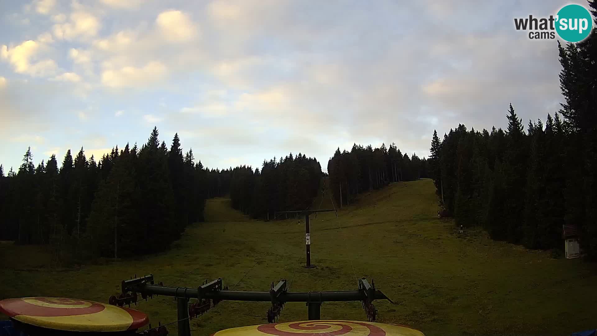 Smučišče Rogla Spletna kamera Ostruščica proga 1 in 2