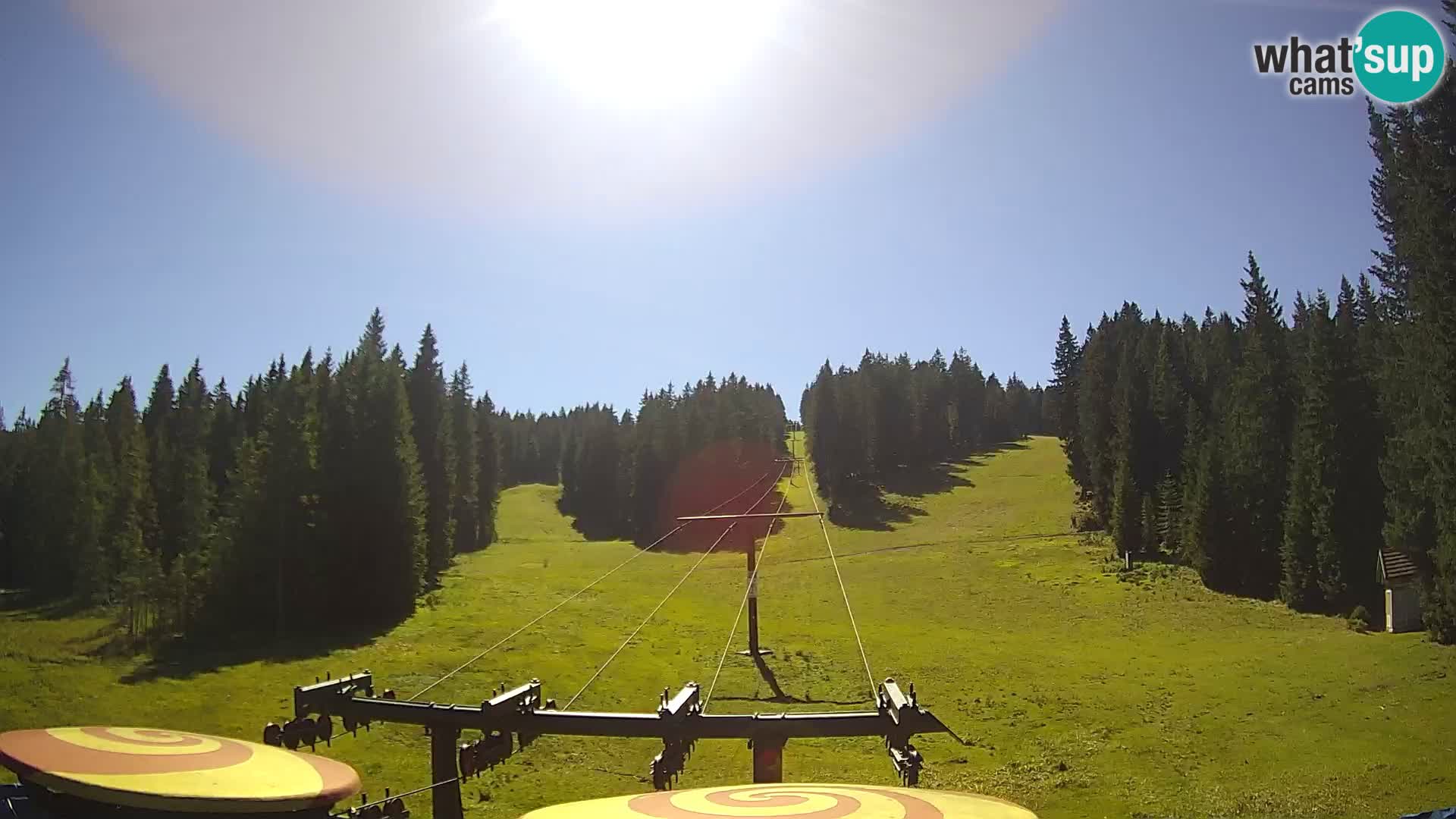 Skigebiet Rogla Webcam Ostruščica Piste 1 und 2