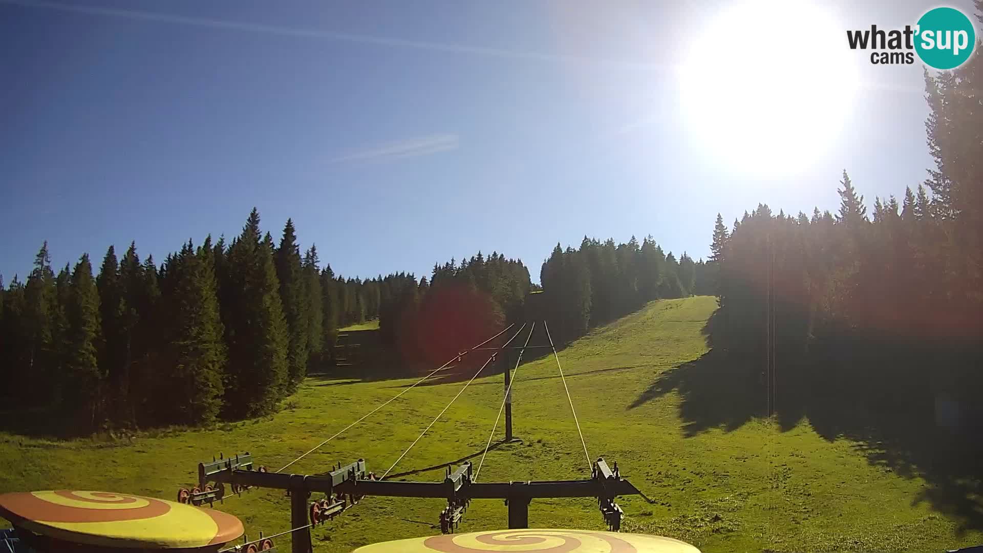 Comprensorio sciistico Rogla Webcam live Ostruščica piste 1 e 2