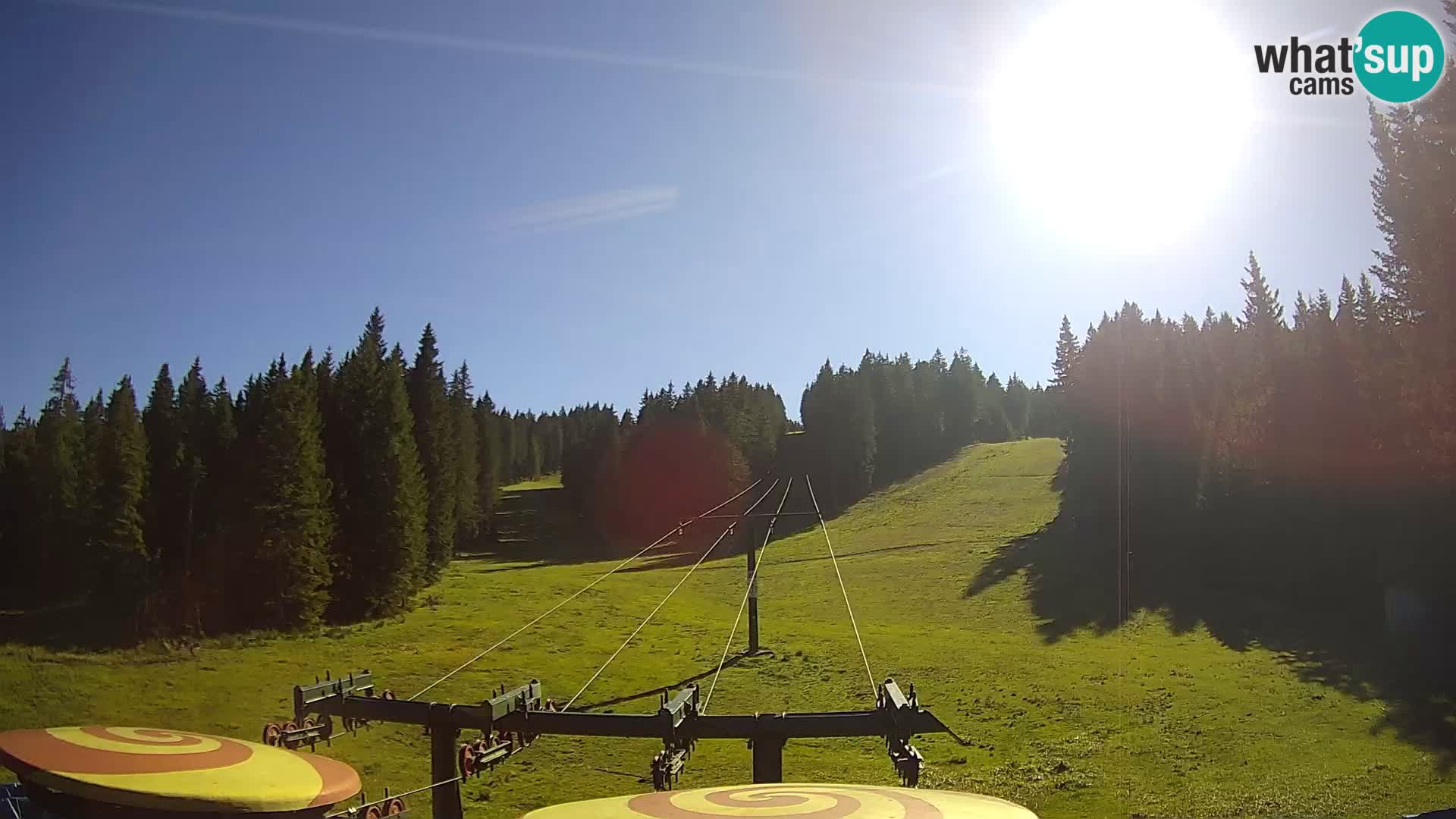 Skijalište Rogla web kamera Ostruščica proga 1 in 2