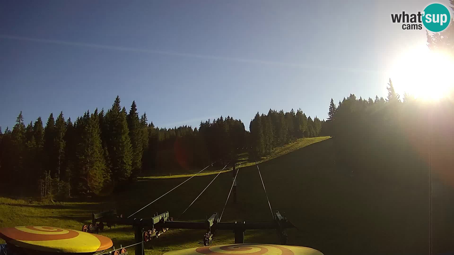 Comprensorio sciistico Rogla Webcam live Ostruščica piste 1 e 2