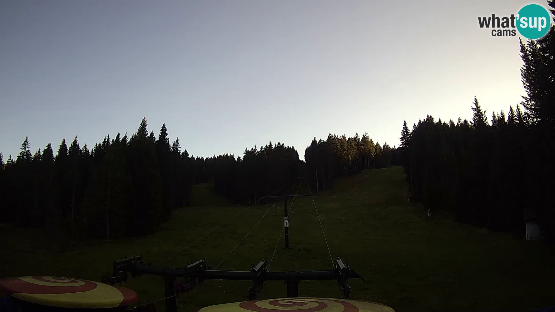 Skigebiet Rogla Webcam Ostruščica Piste 1 und 2