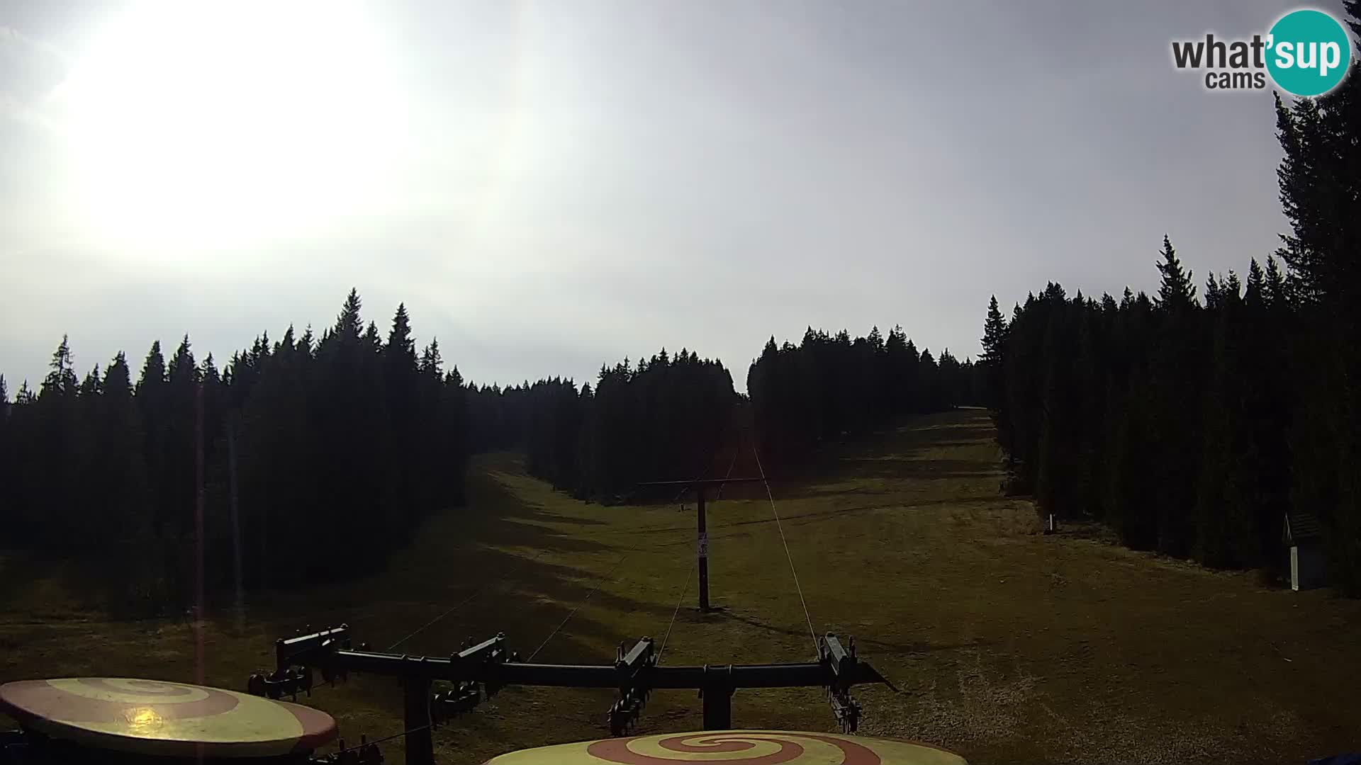 Skijalište Rogla web kamera Ostruščica proga 1 in 2
