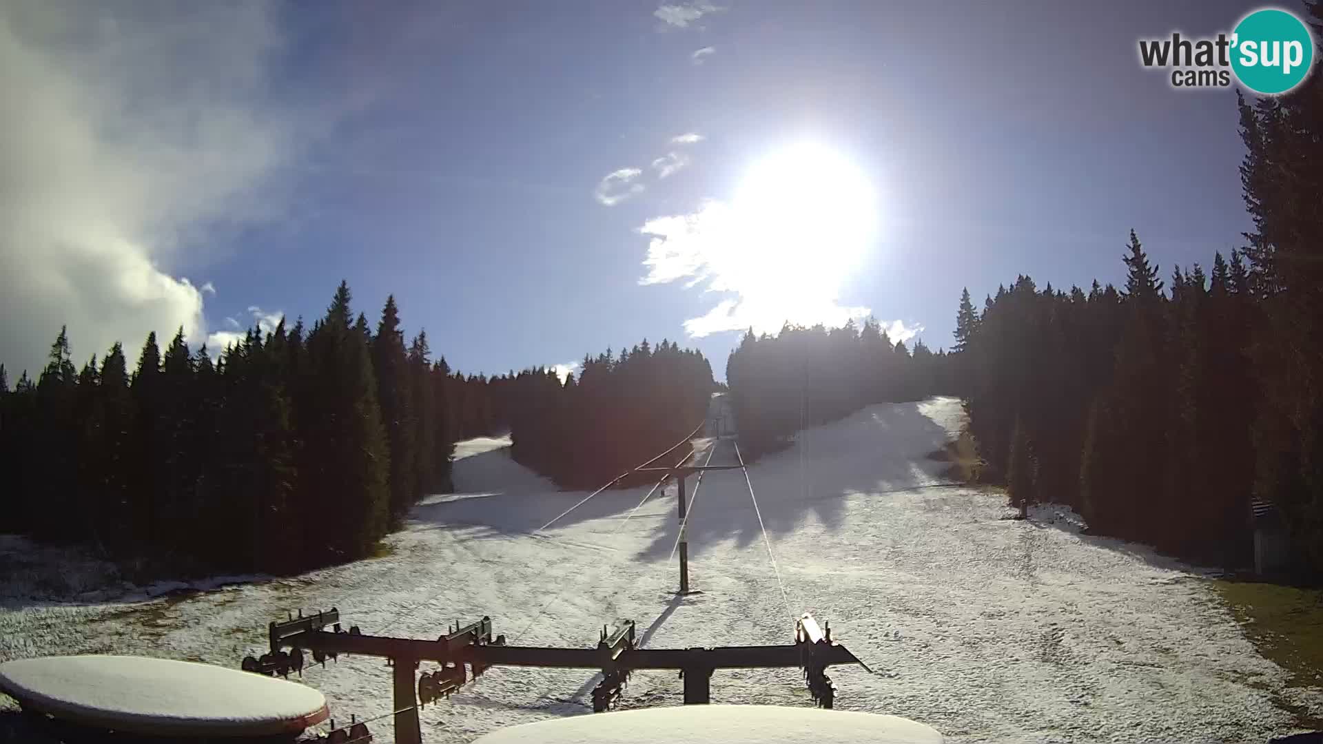 Comprensorio sciistico Rogla Webcam live Ostruščica piste 1 e 2