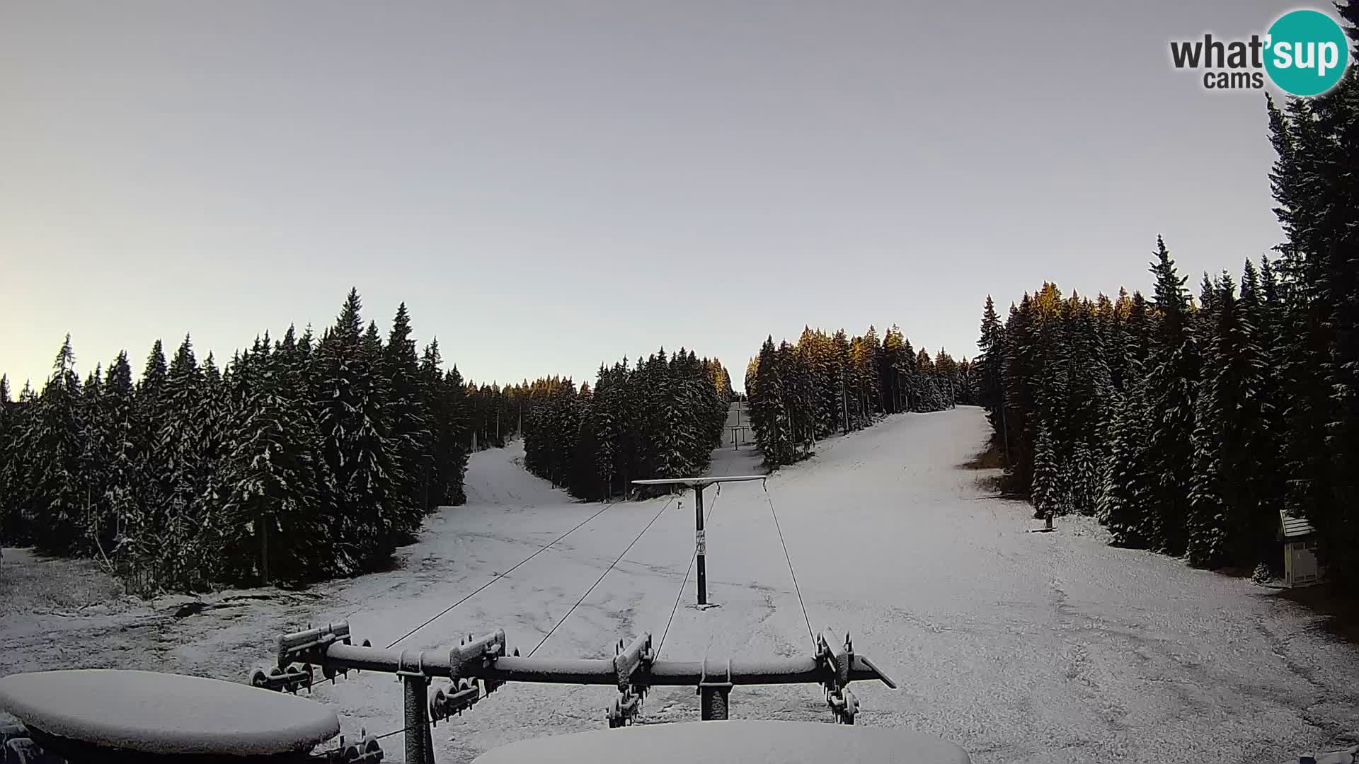 Station de ski Rogla Webcam Ostruščica pistes 1 et 2