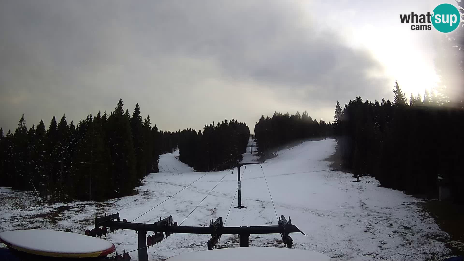Skigebiet Rogla Webcam Ostruščica Piste 1 und 2