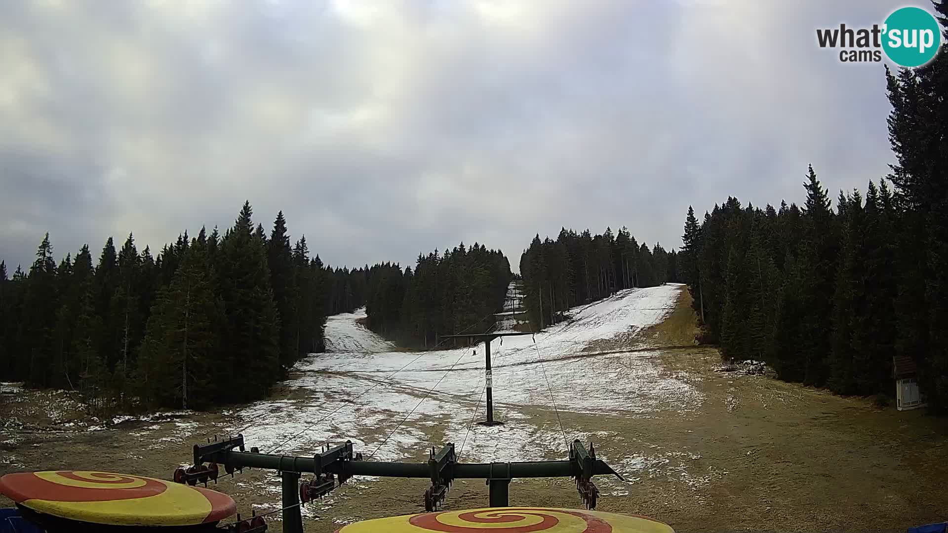 Skigebiet Rogla Webcam Ostruščica Piste 1 und 2